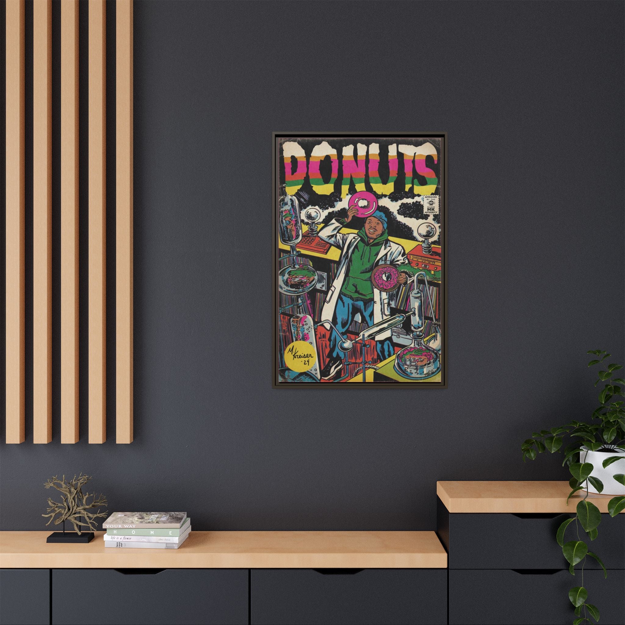 Donuts - Gallery Canvas Wraps, Vertical Frame