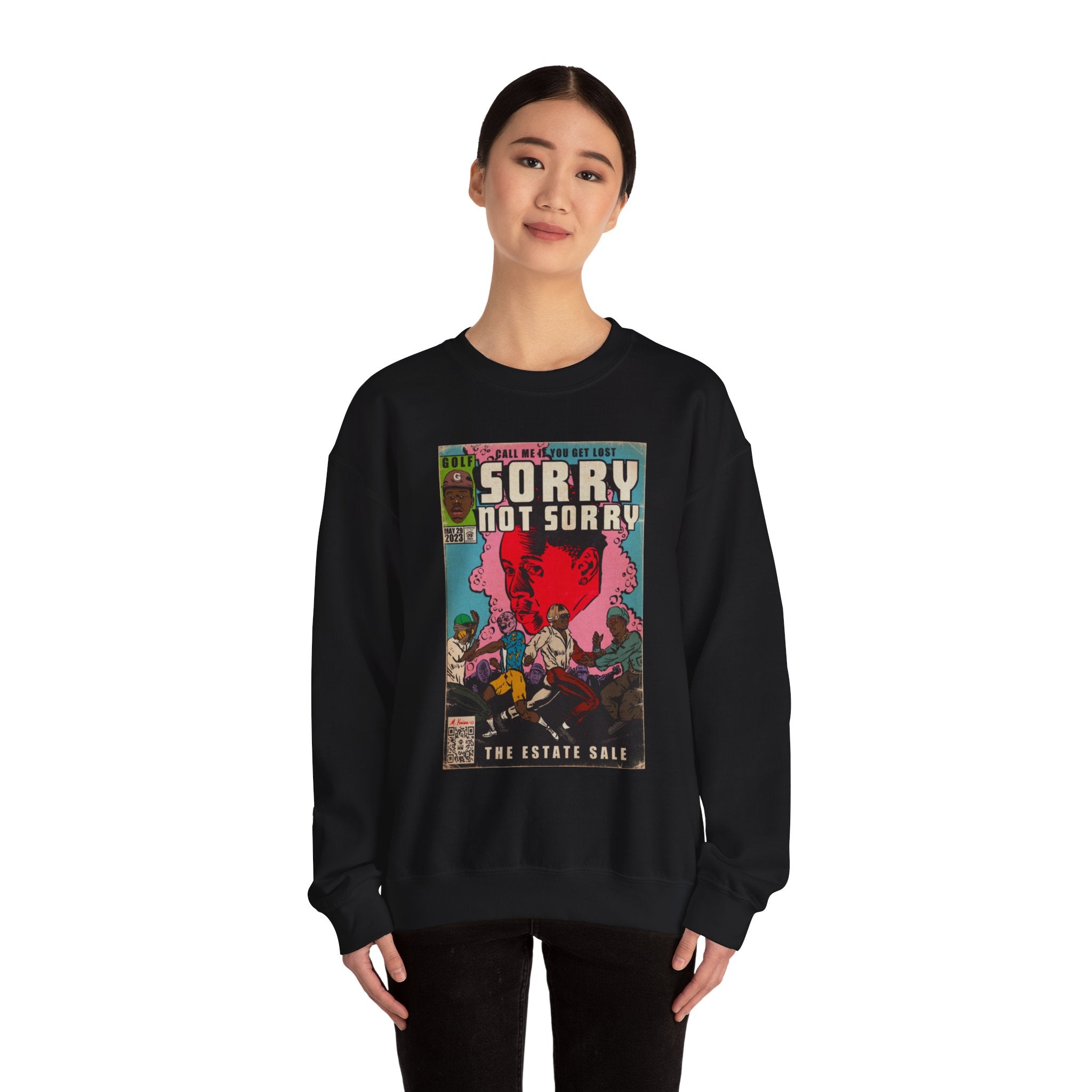 Tyler - Sorry Not Sorry - Unisex Heavy Blend™ Crewneck Sweatshirt