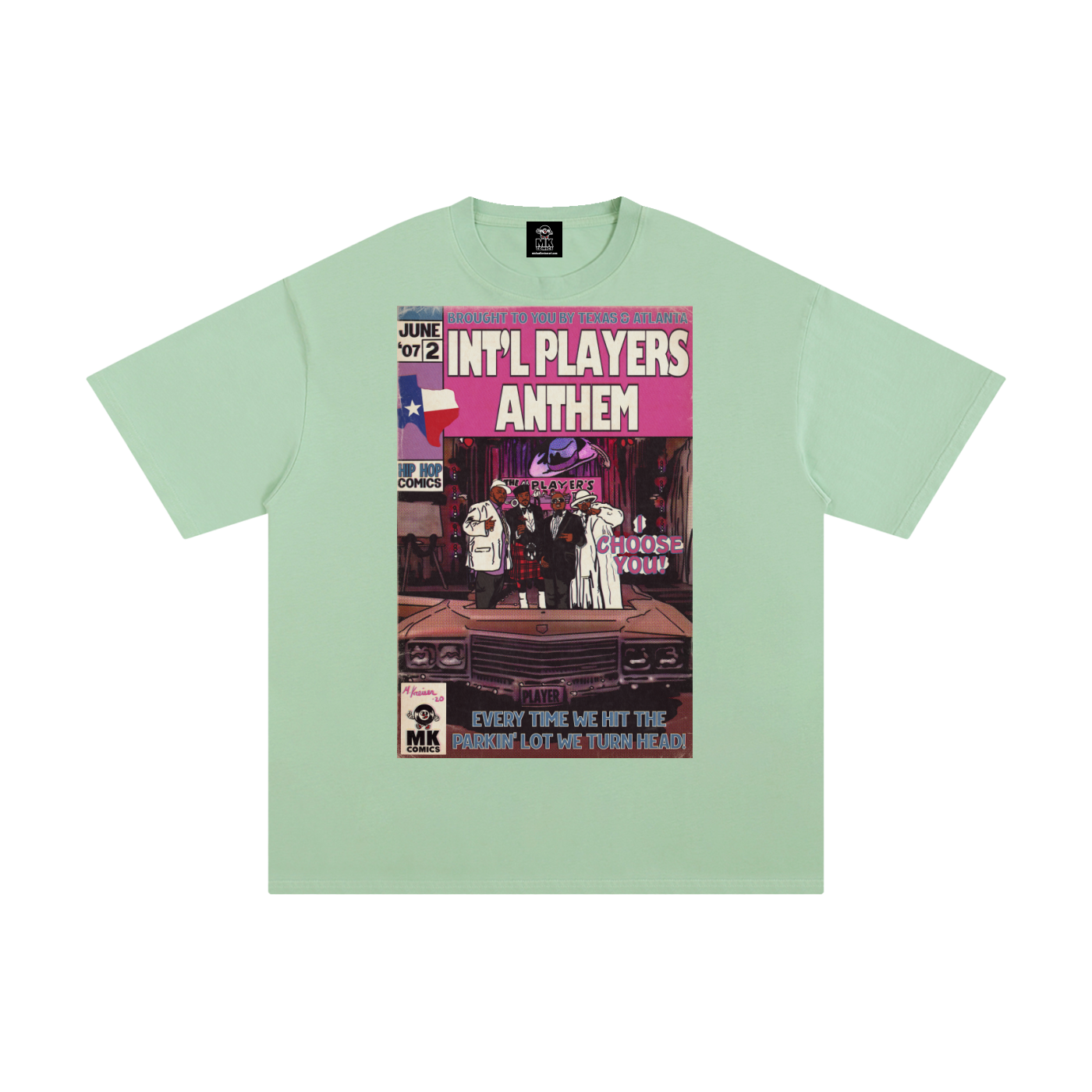 Int'l Players Anthem - MK Classics - Unisex Pure Cotton T-Shirt