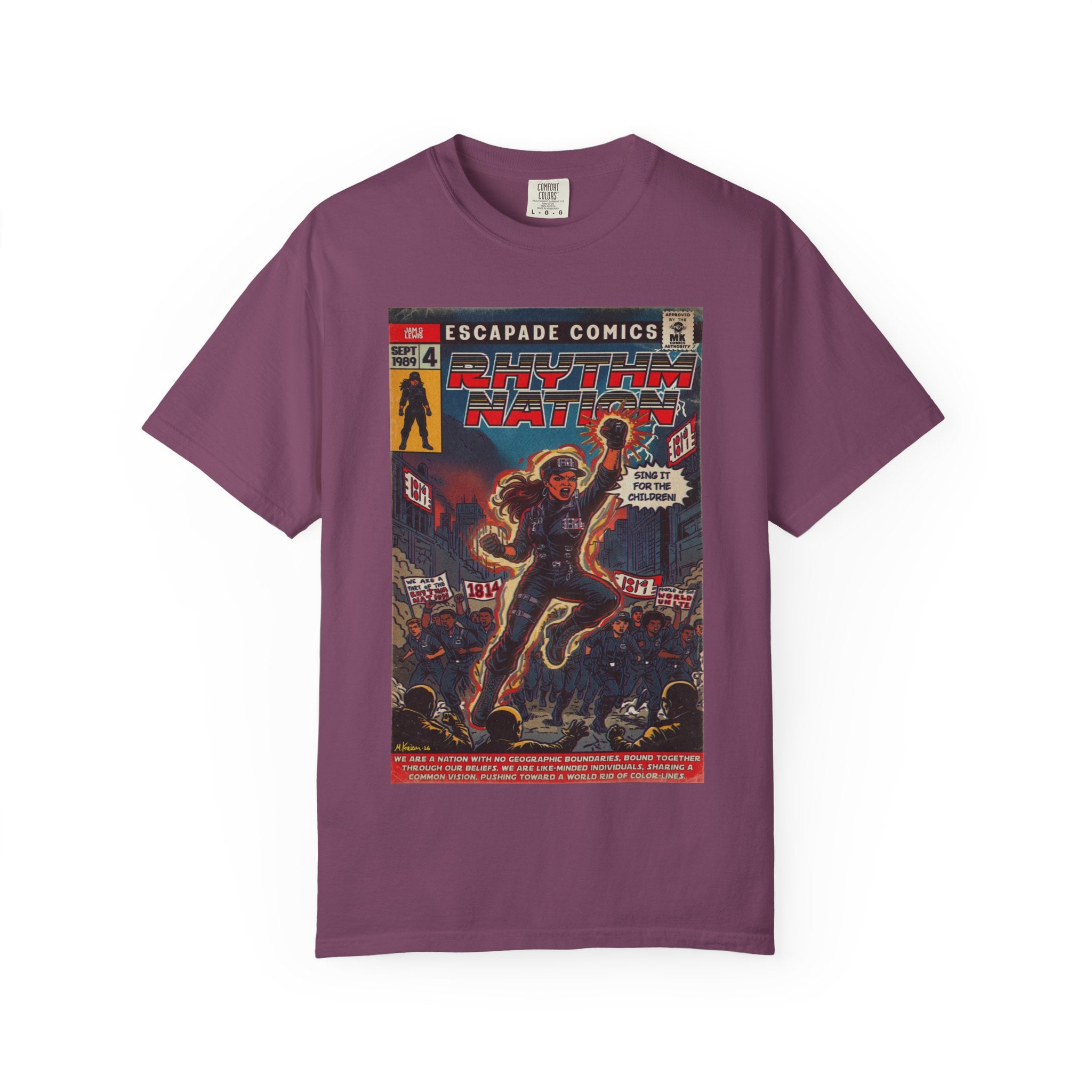 Rhythm Nation - Unisex Comfort Colors T-shirt