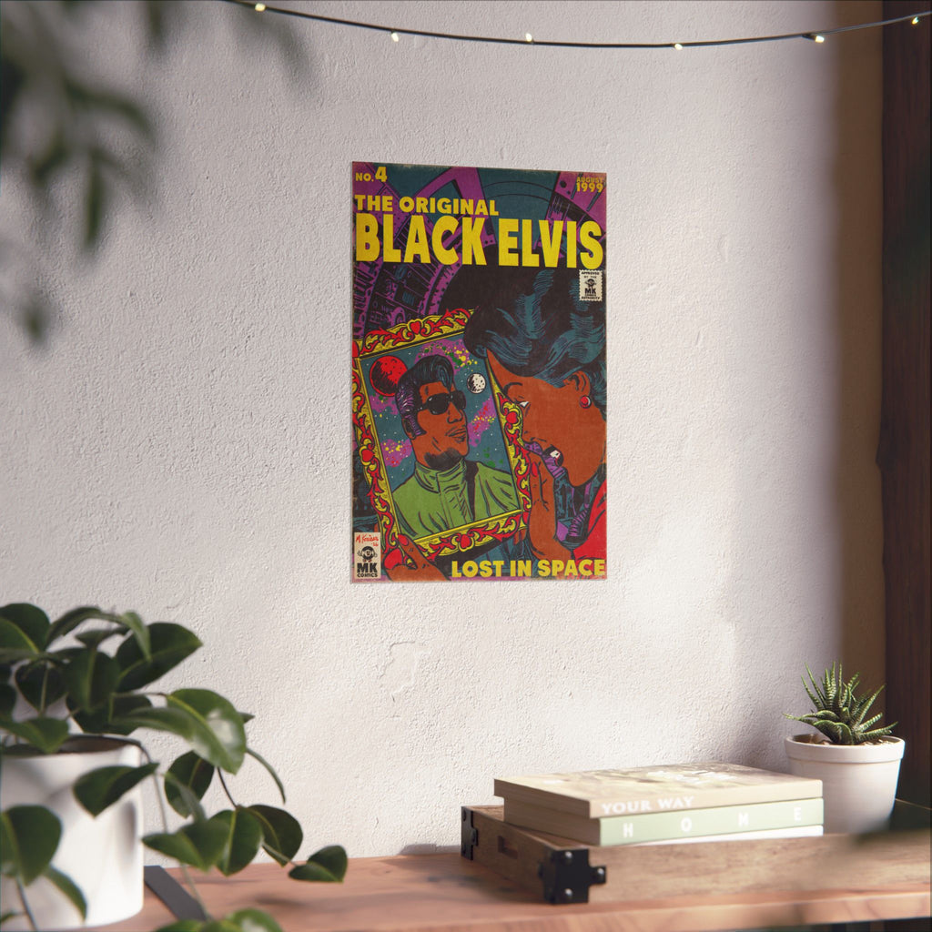 Black Elvis - Matte Vertical Posters