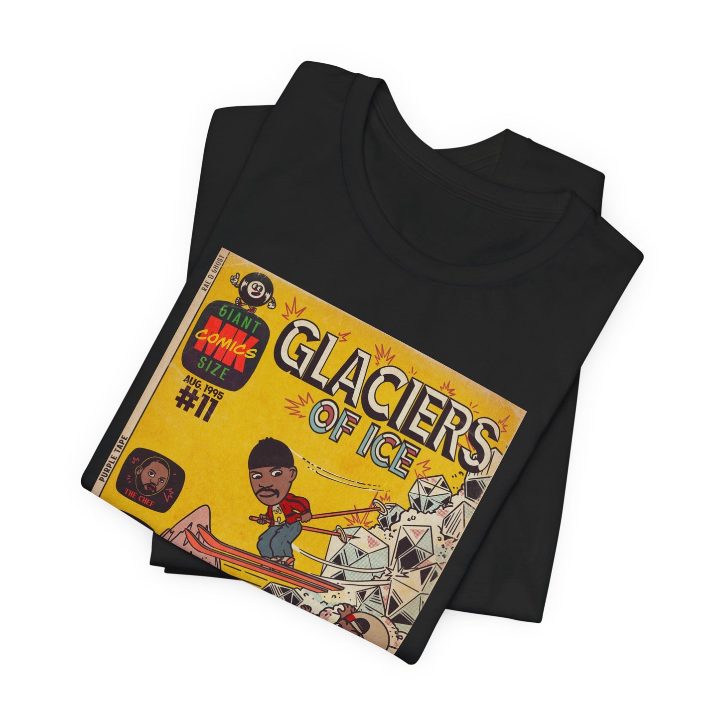 Rae, Ghost, Masta - Glaciers of Ice - Unisex Jersey Short Sleeve Tee
