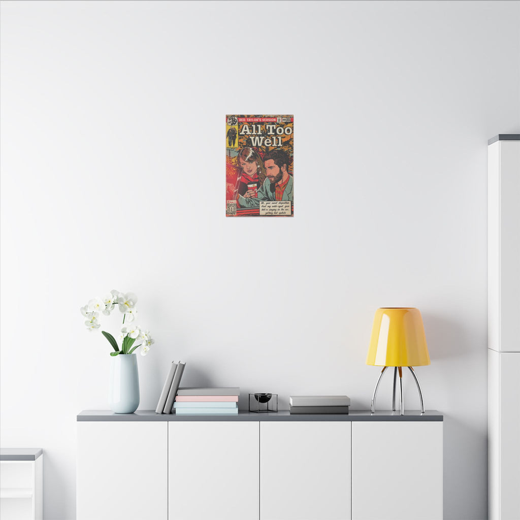 All Too Well - Matte Canvas, Stretched, 0.75"