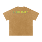 Virtual Insanity - Snow Washed Oversized Cotton T-Shirt
