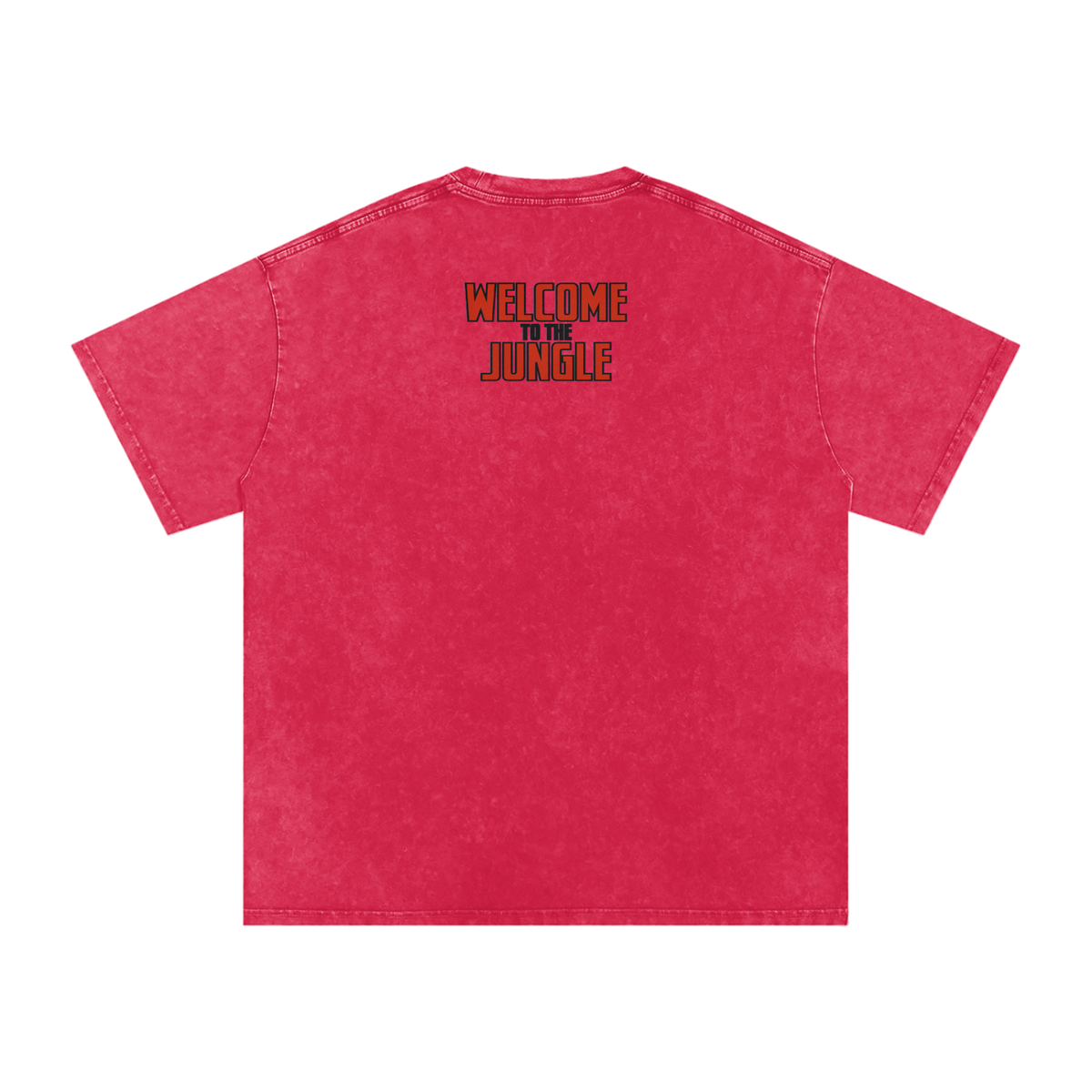 Welcome to the Jungle - Snow Washed Oversized Cotton T-Shirt