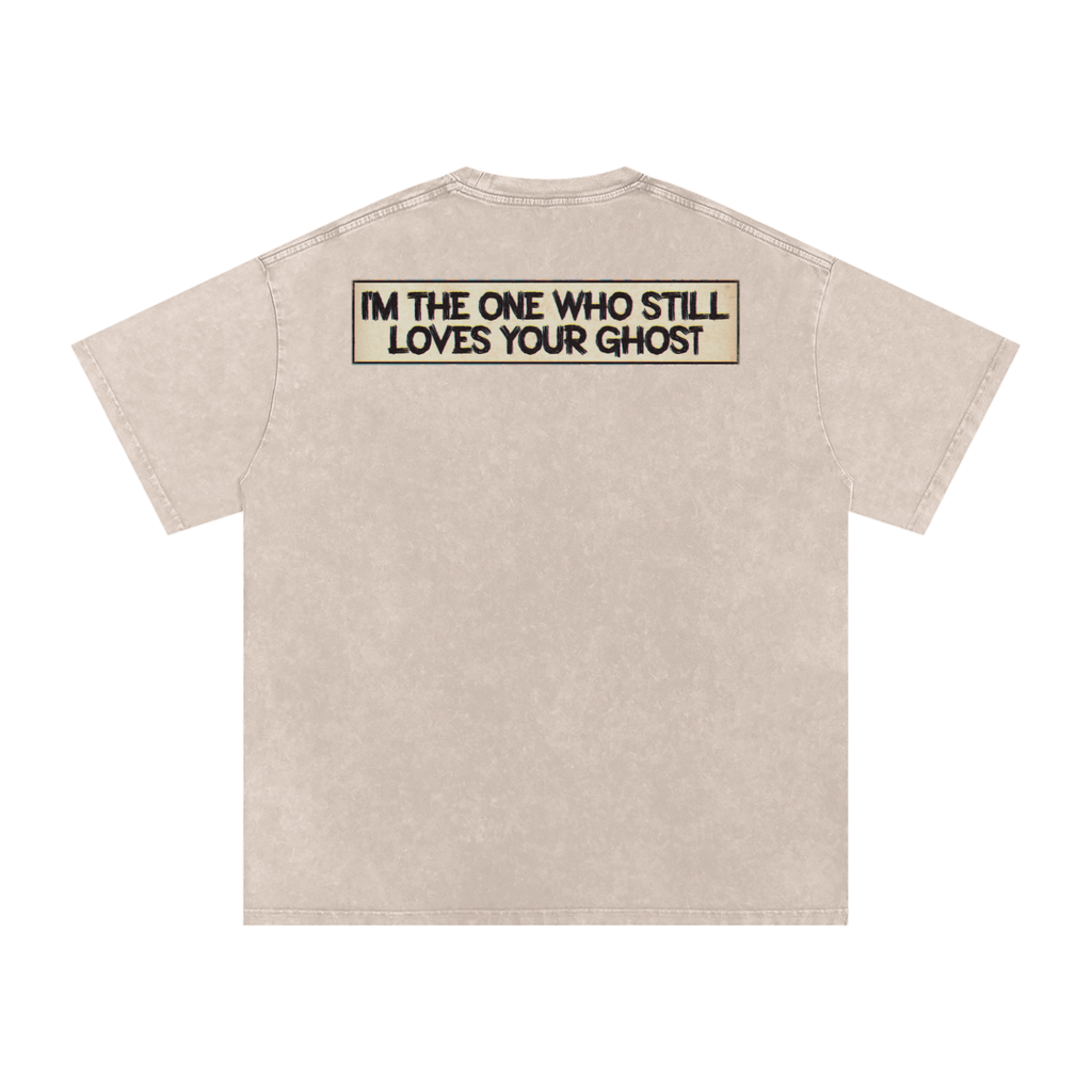 True Believer - Snow Washed Oversized Cotton T-Shirt