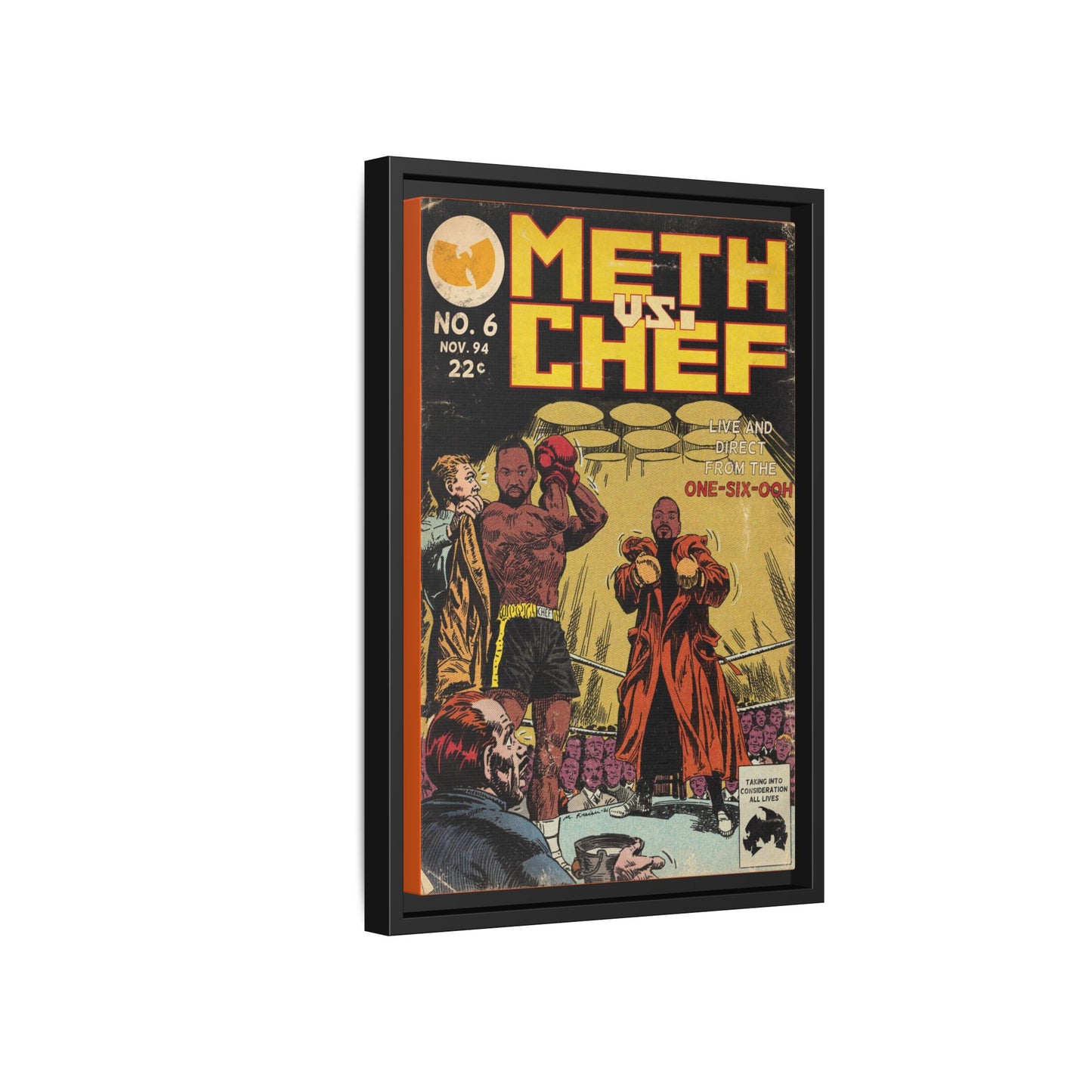 Method Man & Raekwon - Meth vs. Chef - Gallery Canvas Wraps, Vertical Frame