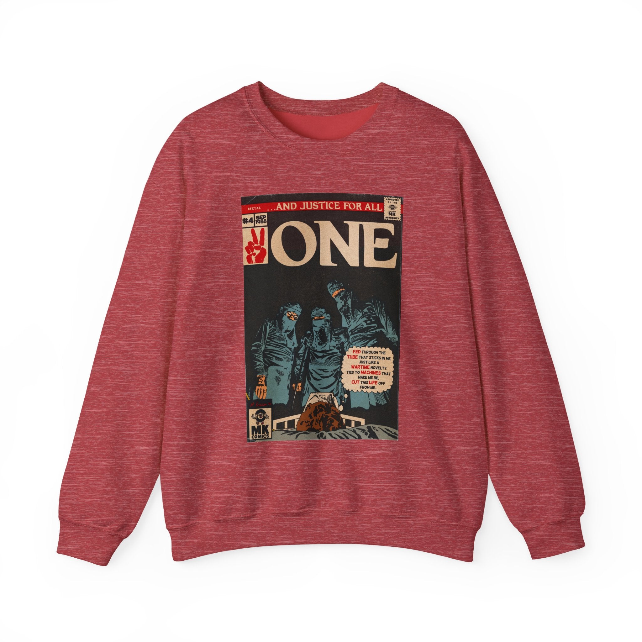 One - Comic Book Art - Unisex Heavy Blend™ Crewneck Sweatshirt
