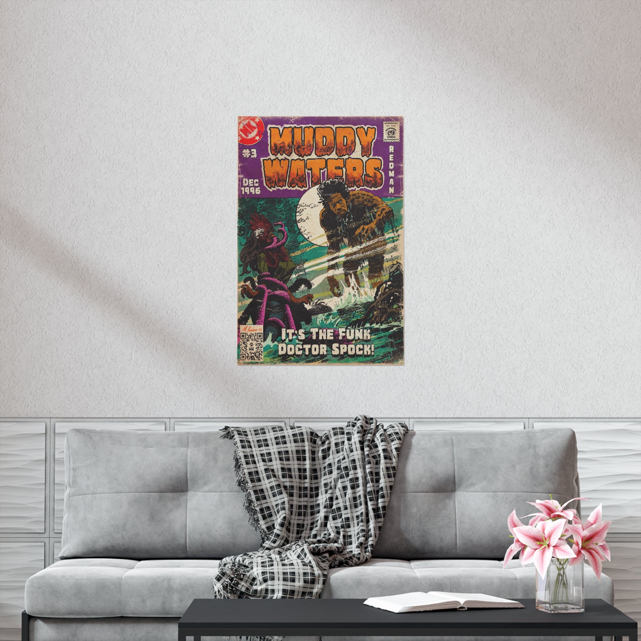 Muddy Waters - Vertical Matte Poster