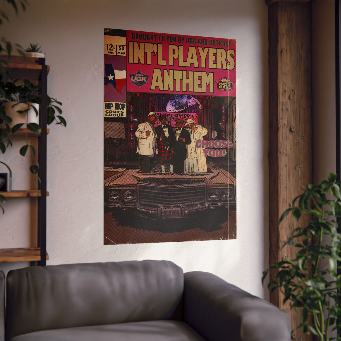UGK & OutKast - Int’l Players Anthem- Matte Vertical Poster