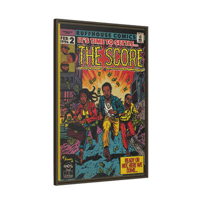 The Score - Matte Canvas, Framed (Multi-color)