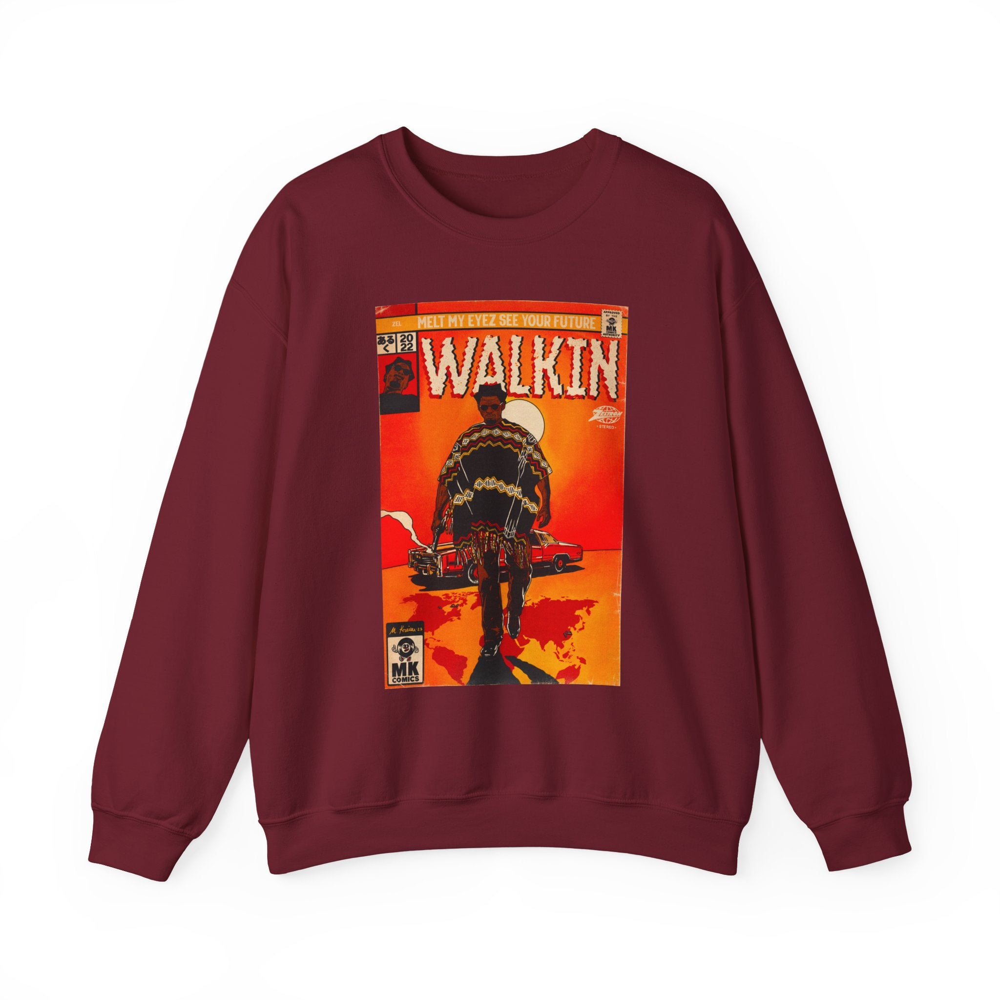 Walkin - Unisex Heavy Blend™ Crewneck Sweatshirt