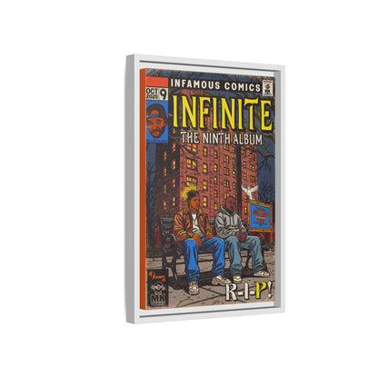 Infinite - Comic Book Art - Matte Canvas, Framed (Multi-color)