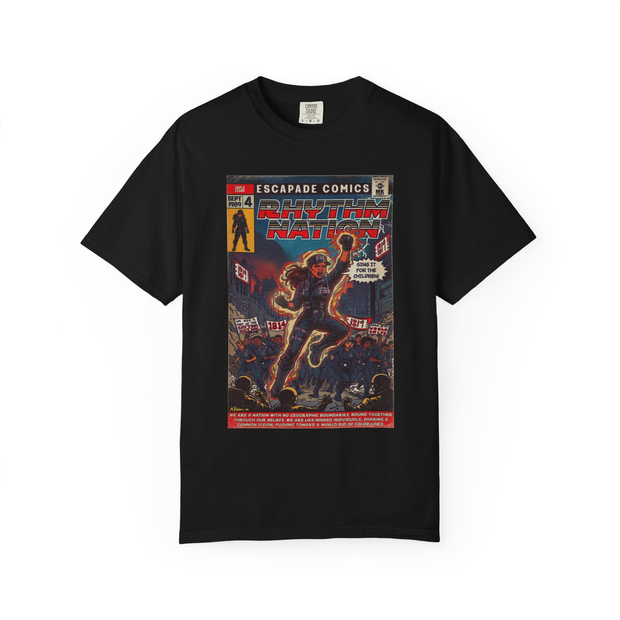 Rhythm Nation - Unisex Comfort Colors T-shirt