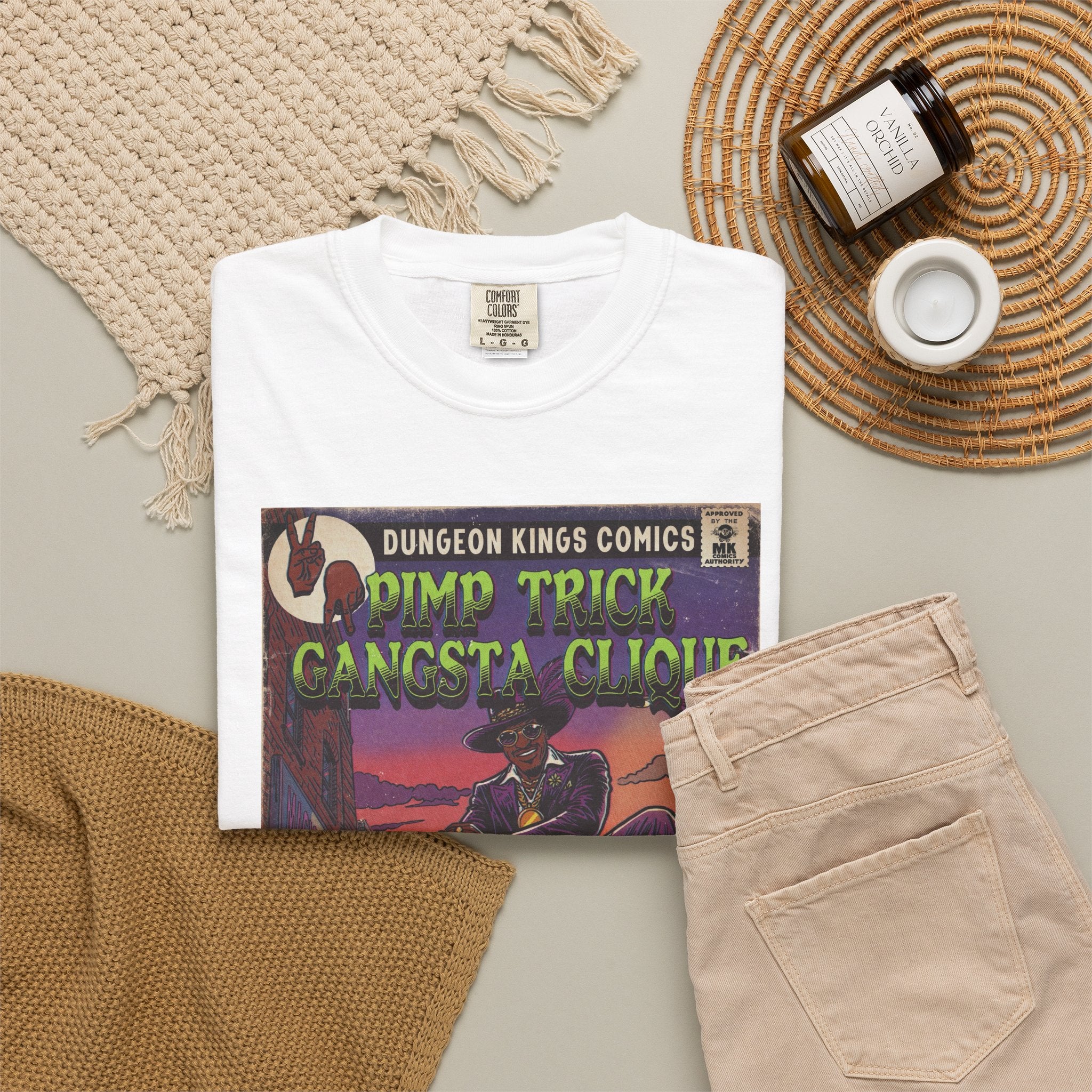 Pimp Trick Gangsta Clique - Unisex Comfort Colors T-shirt