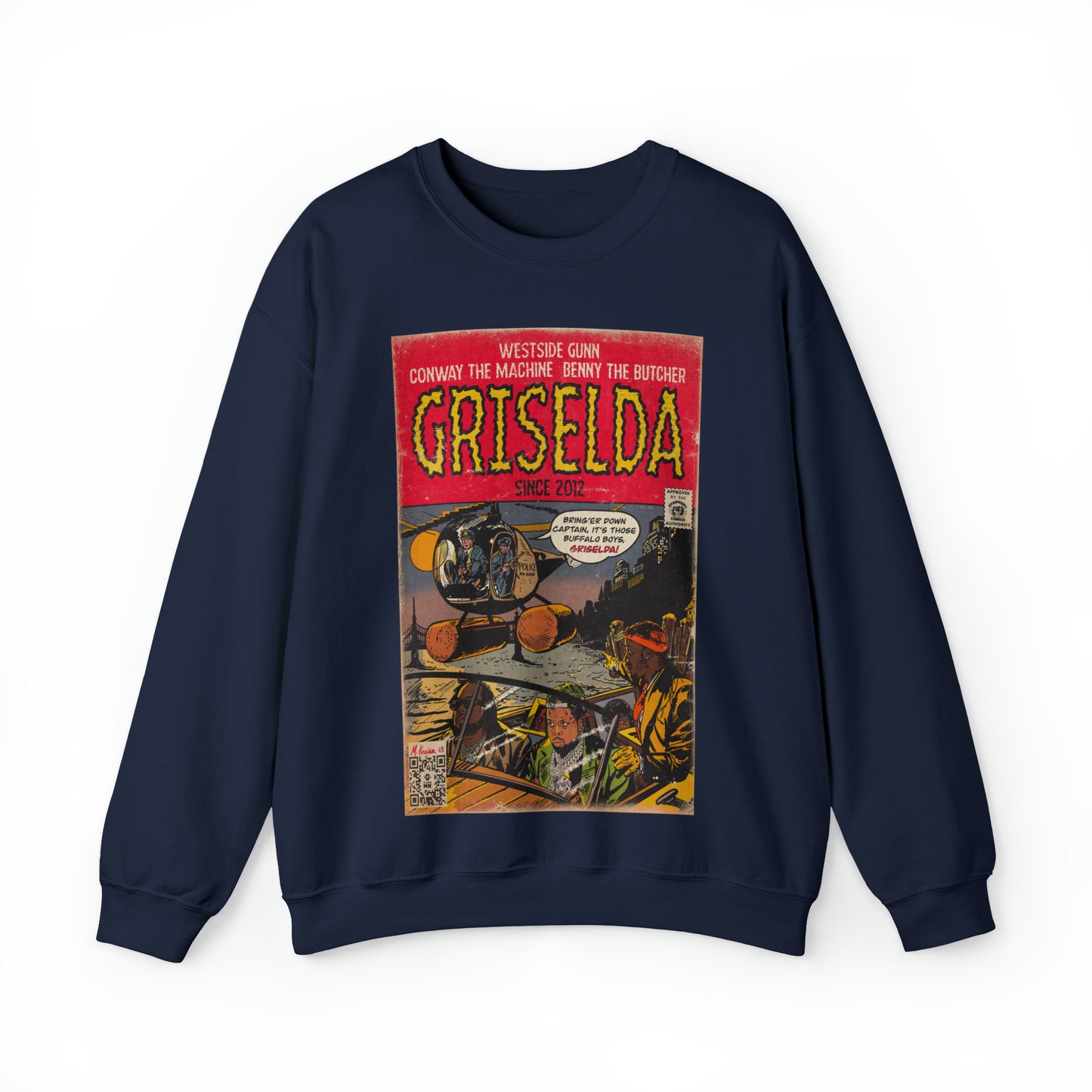 Griselda - Comic Book Art - Unisex Heavy Blend™ Crewneck Sweatshirt