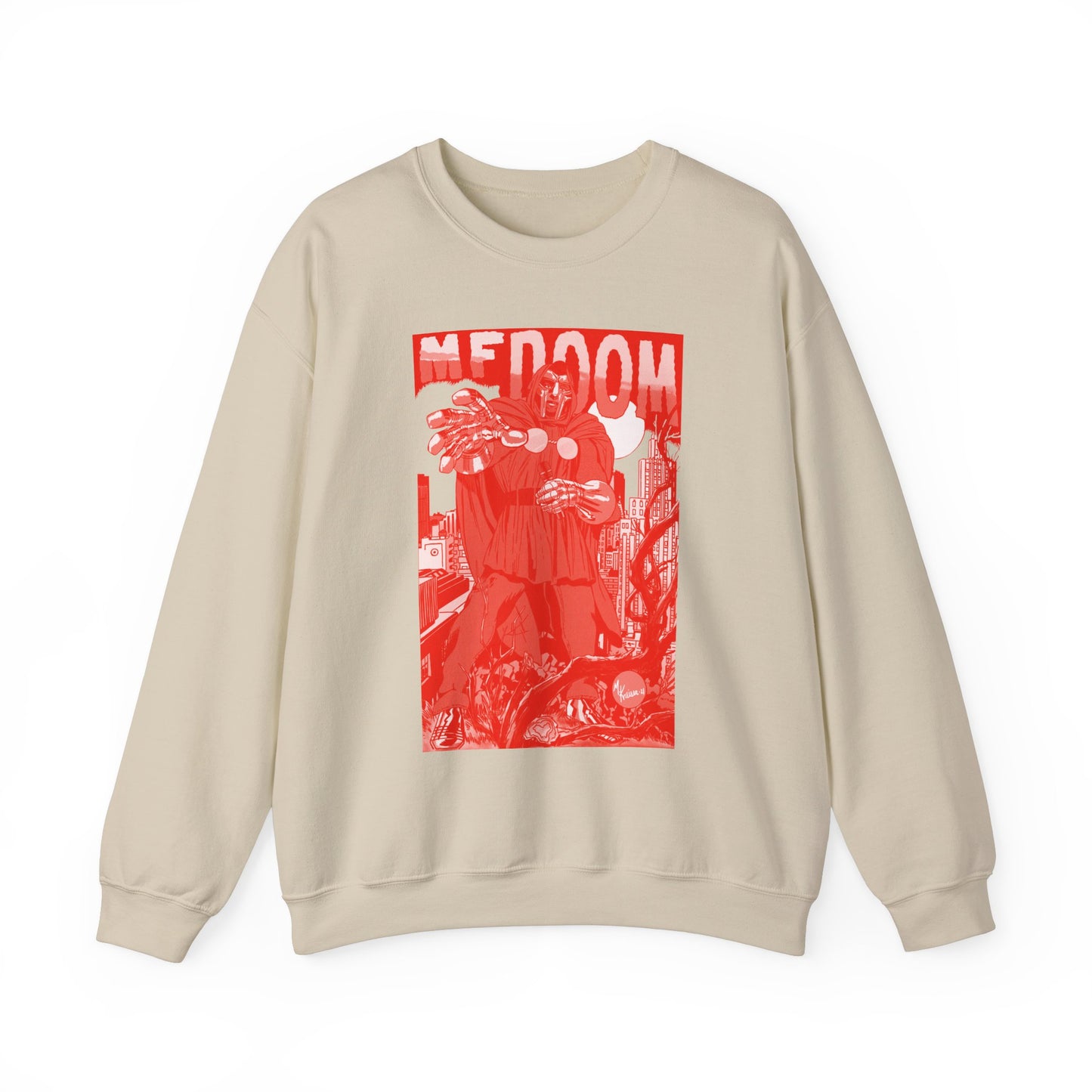 DOOM - Comic Book Art - RED VARIANT - Unisex Heavy Blend™ Crewneck Sweatshirt