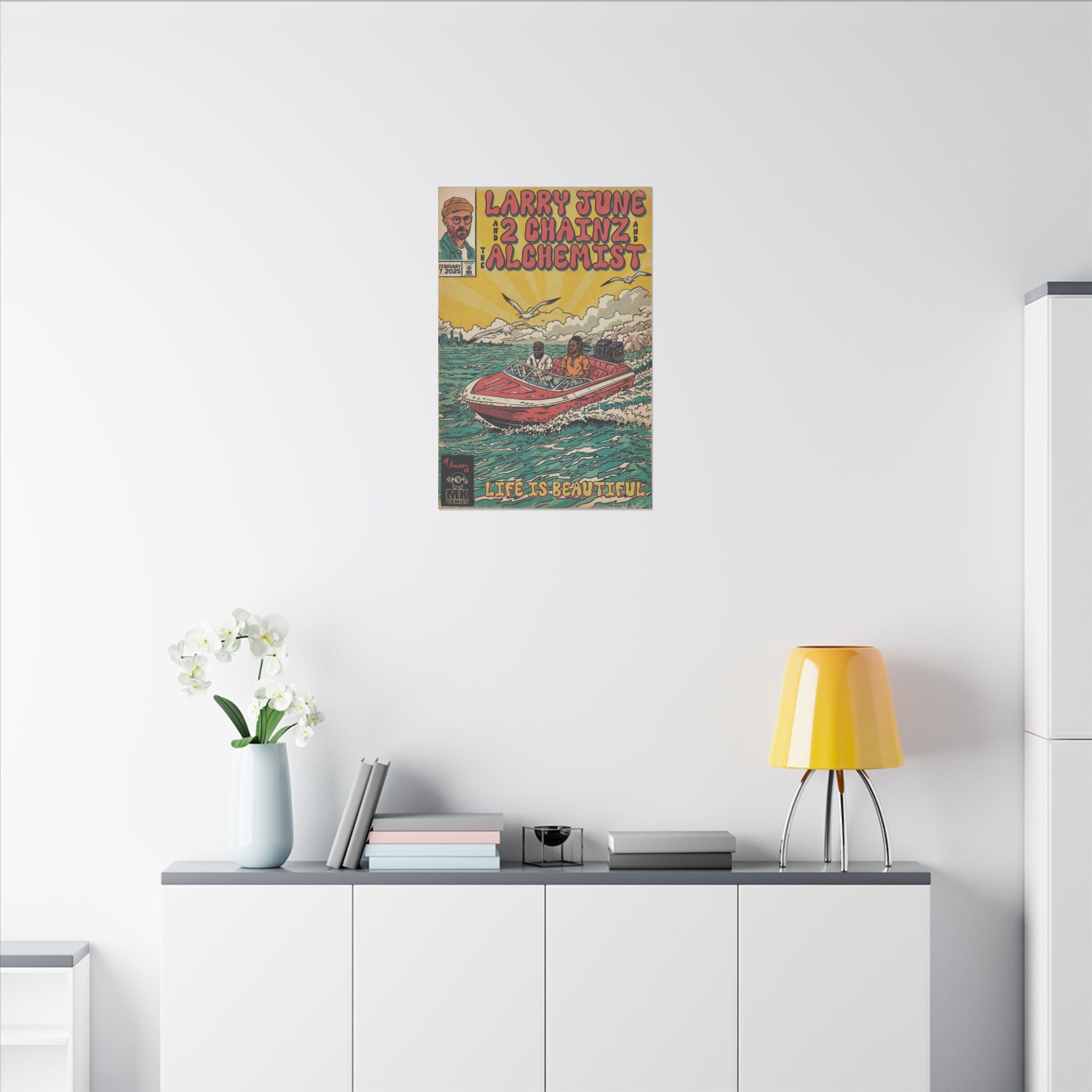 Life is Beautiful - Matte Canvas, Stretched, 0.75" (Multi-Size)