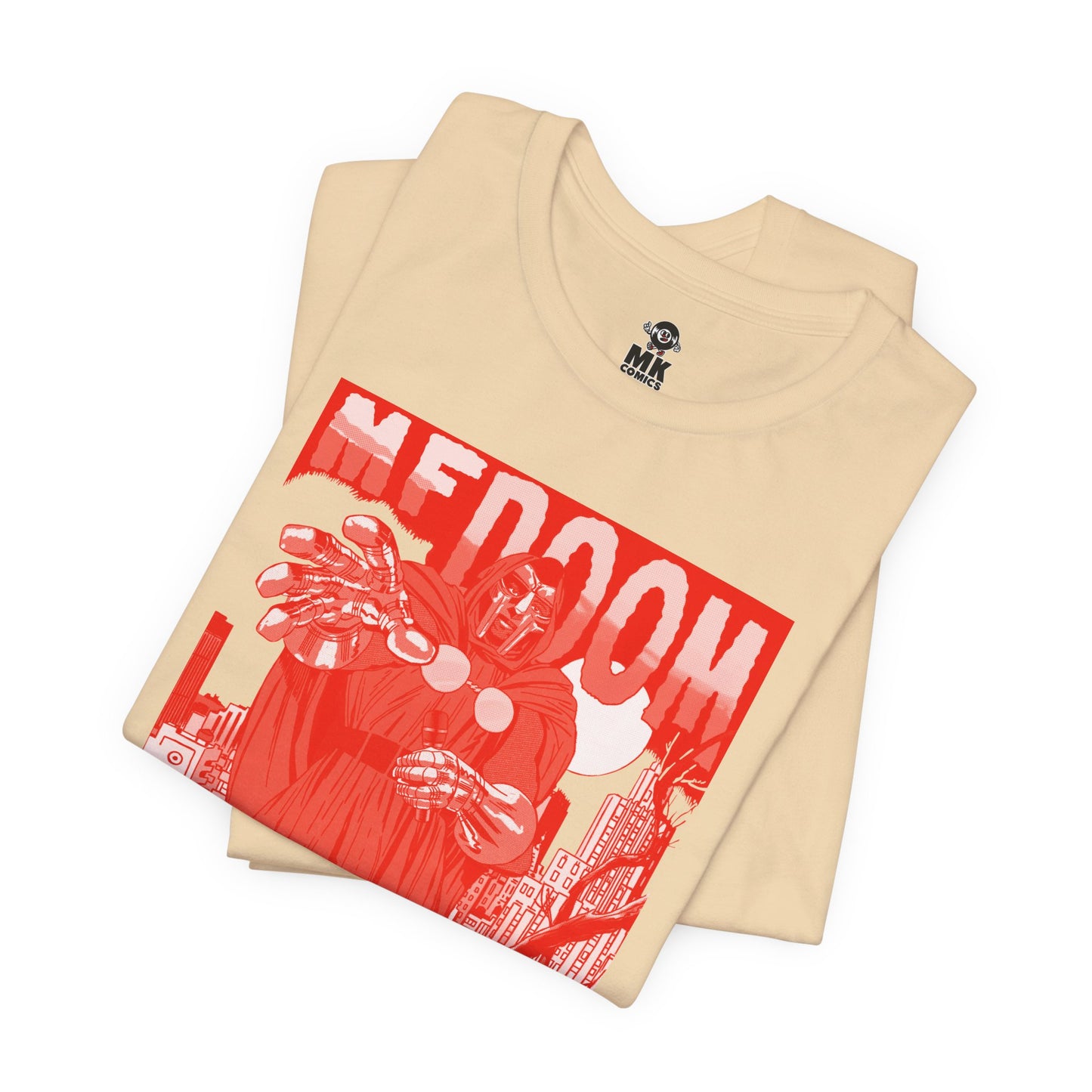 DOOM - Comic Book Art - RED VARIANT - Unisex Jersey Short Sleeve Tee