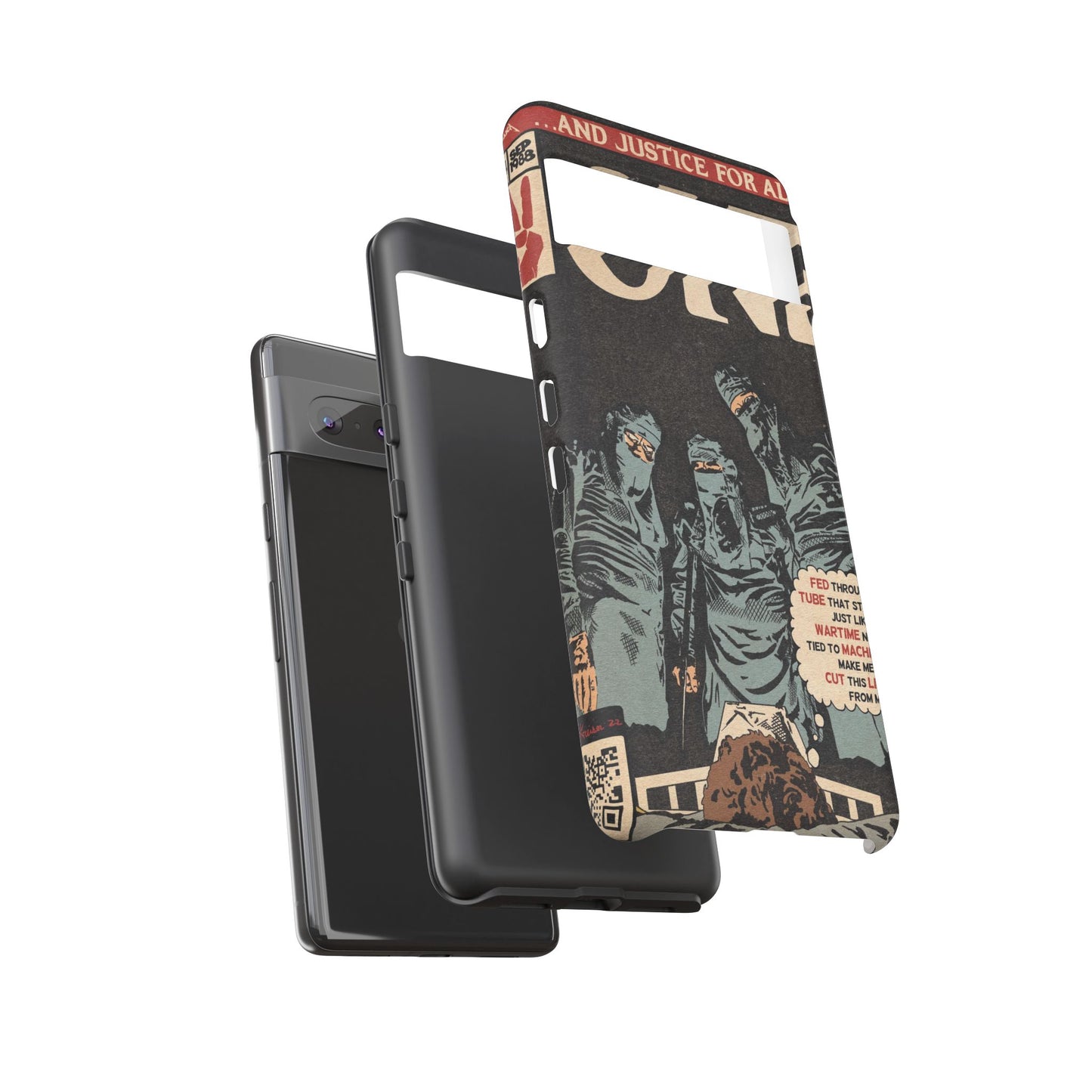 Metallica- One - Johnny Got His Gun Comic Book Art - Tough Phone Cases