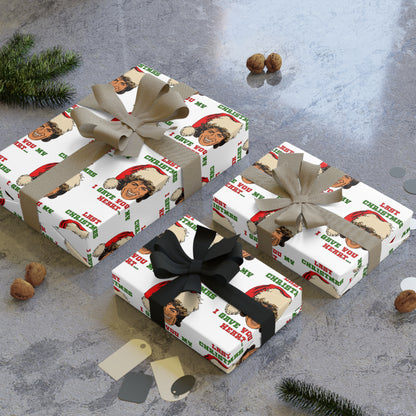 WHAM - Last Christmas- George Michael- Gift Wrapping Paper Rolls, 1pc