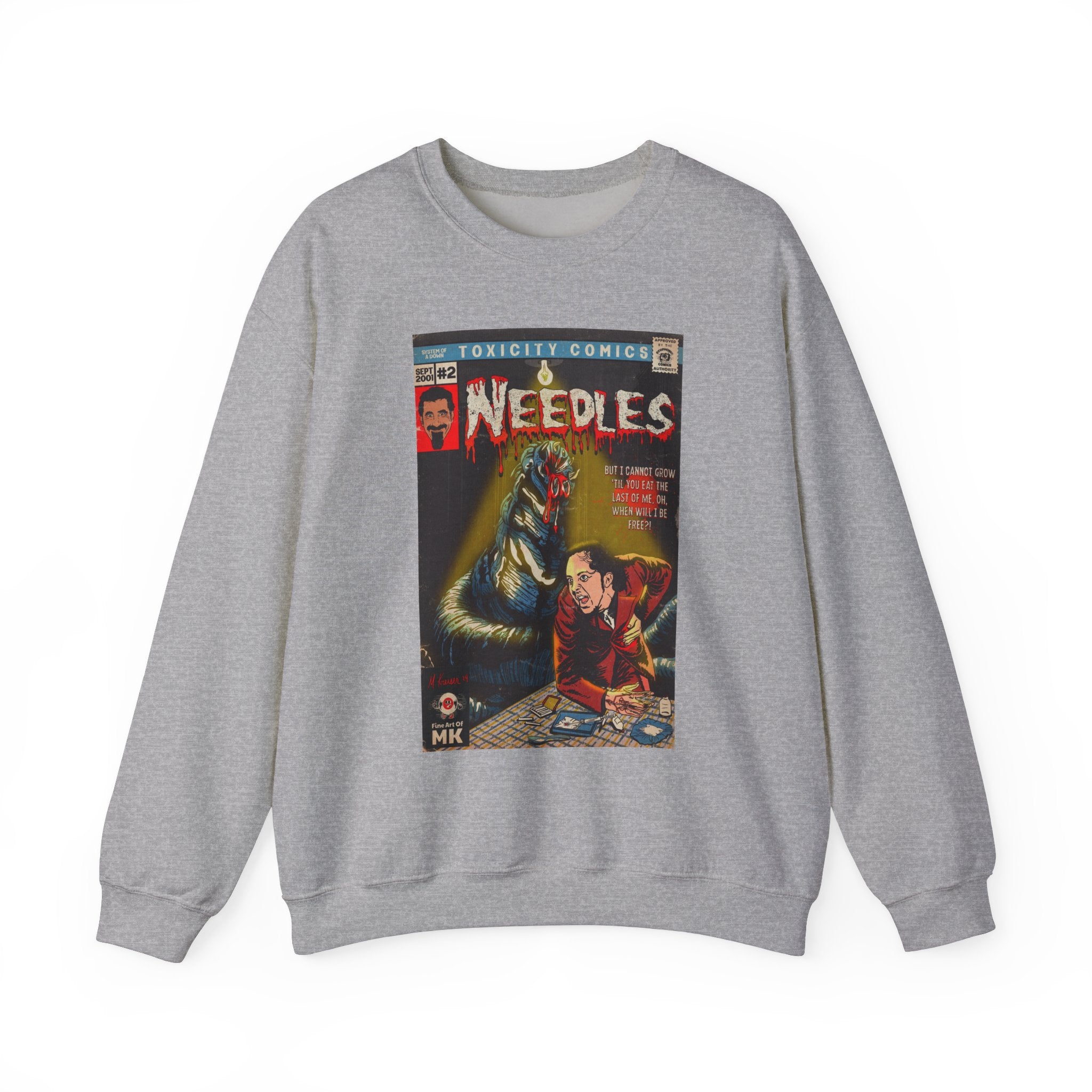 Needles - Unisex Heavy Blend™ Crewneck Sweatshirt