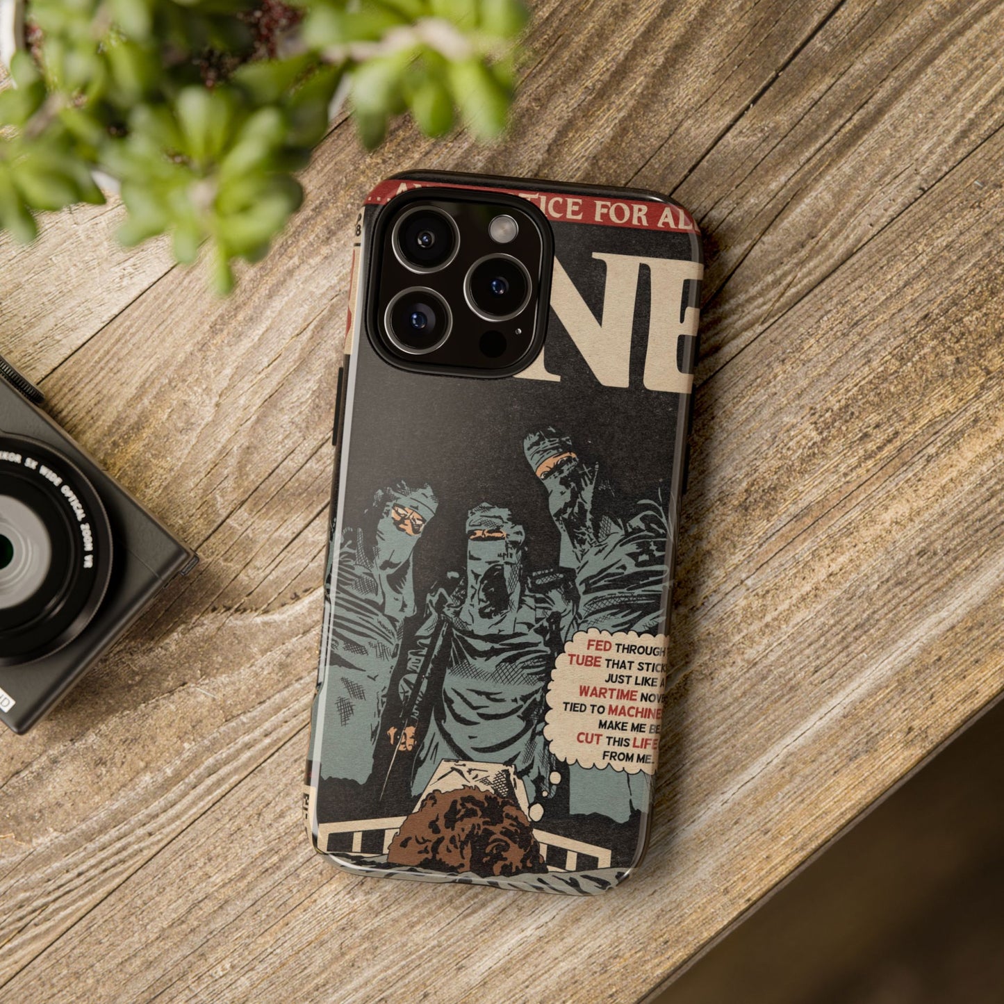 Metallica- One - Johnny Got His Gun Comic Book Art - Tough Phone Cases