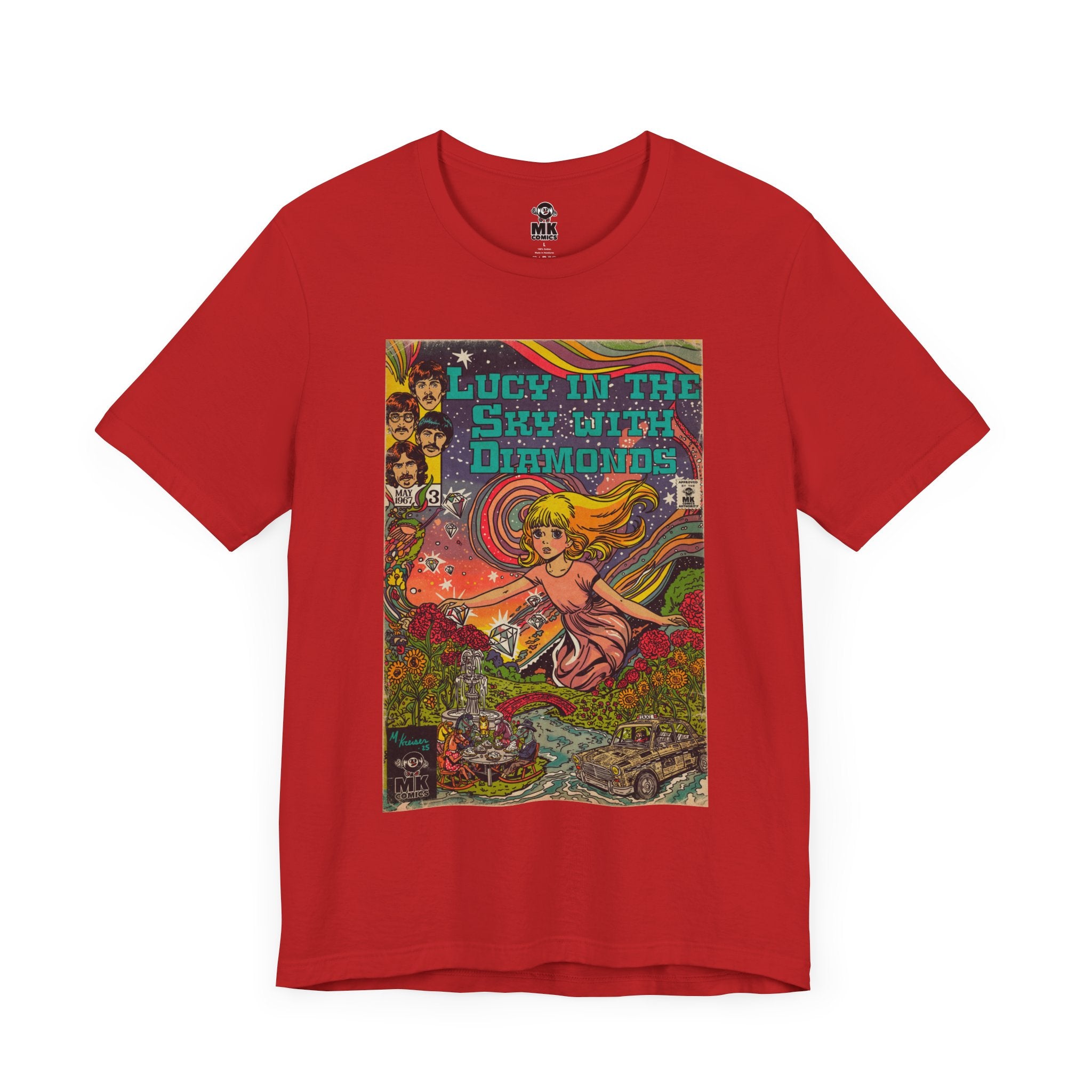 Lucy in the Sky with Diamonds - Unisex Jersey Short Sleeve Tee