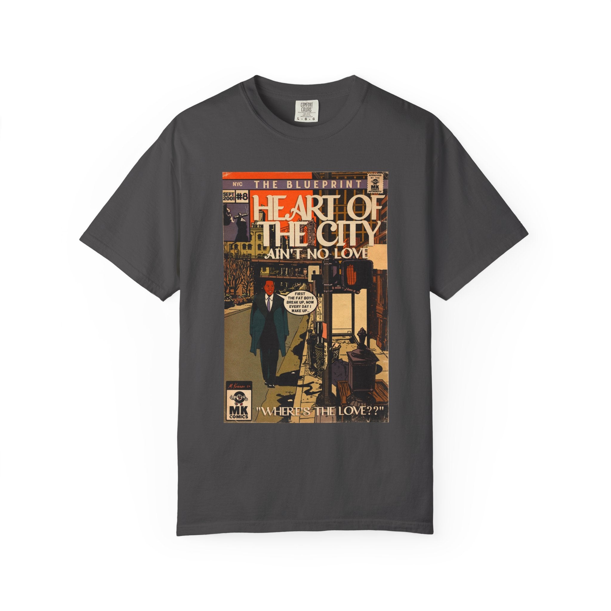 Heart of the City - Unisex Garment-Dyed T-shirt