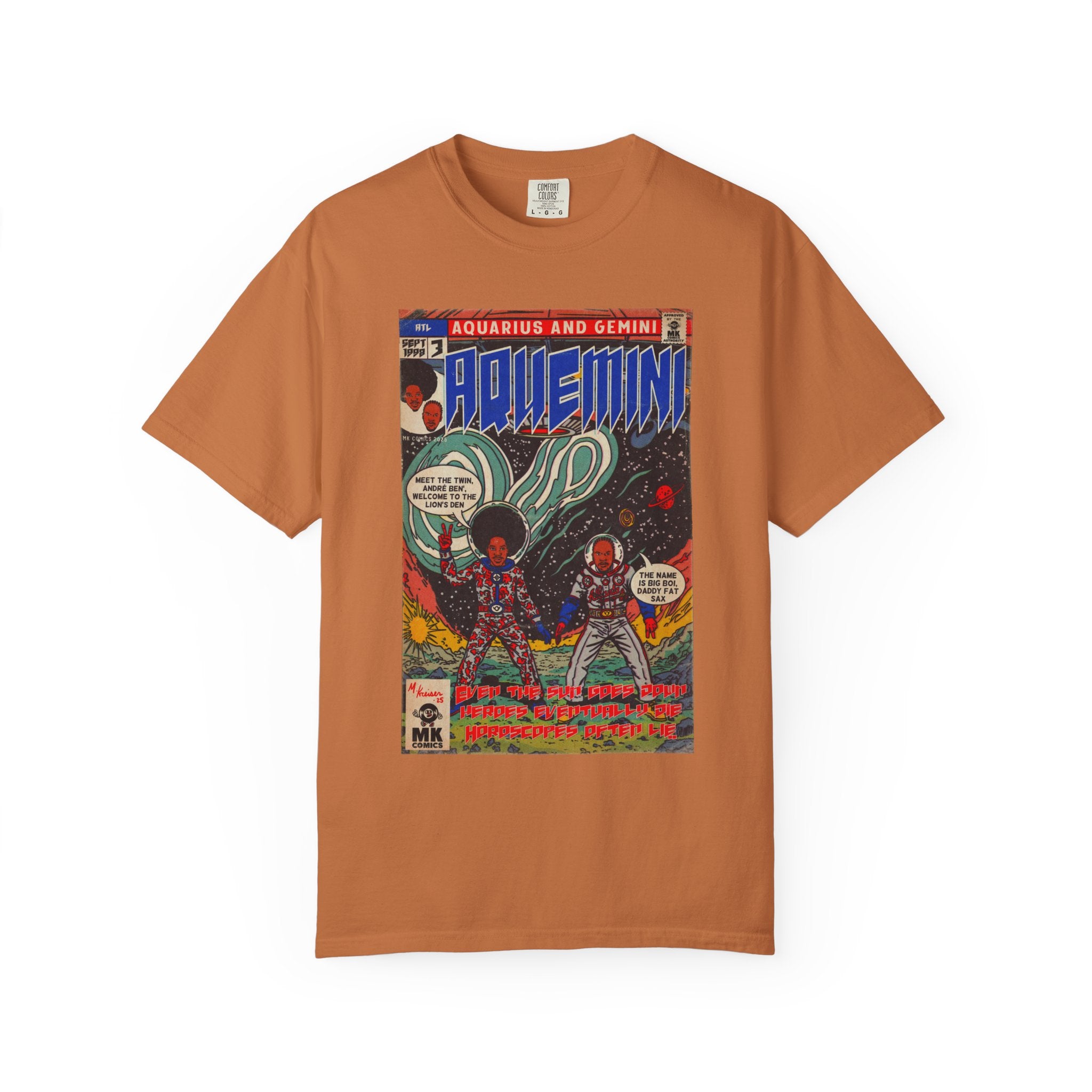 Aquemini - Comic Book Art - Unisex Comfort Colors T-shirt