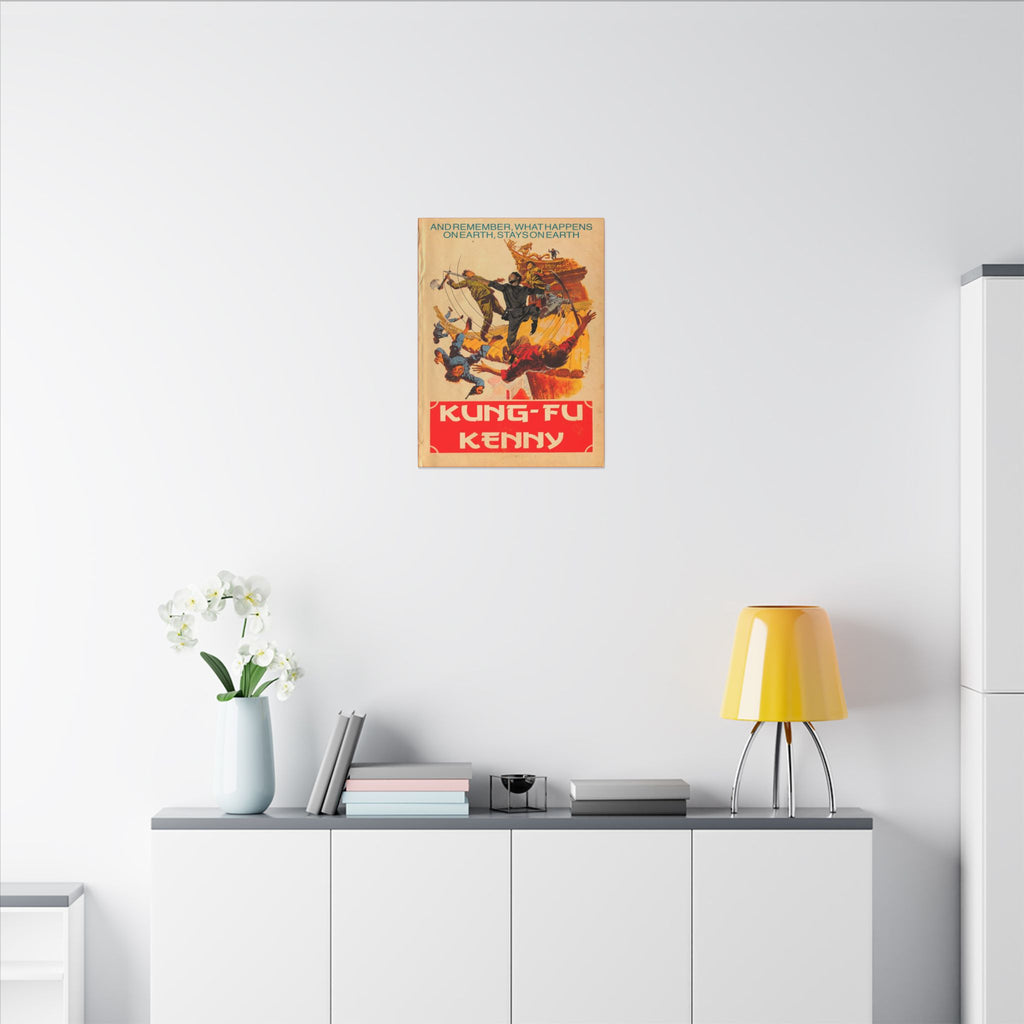 Kung Fu Kenny - Matte Canvas, Stretched