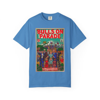 Bulls Parade - Unisex Garment-Dyed T-shirt