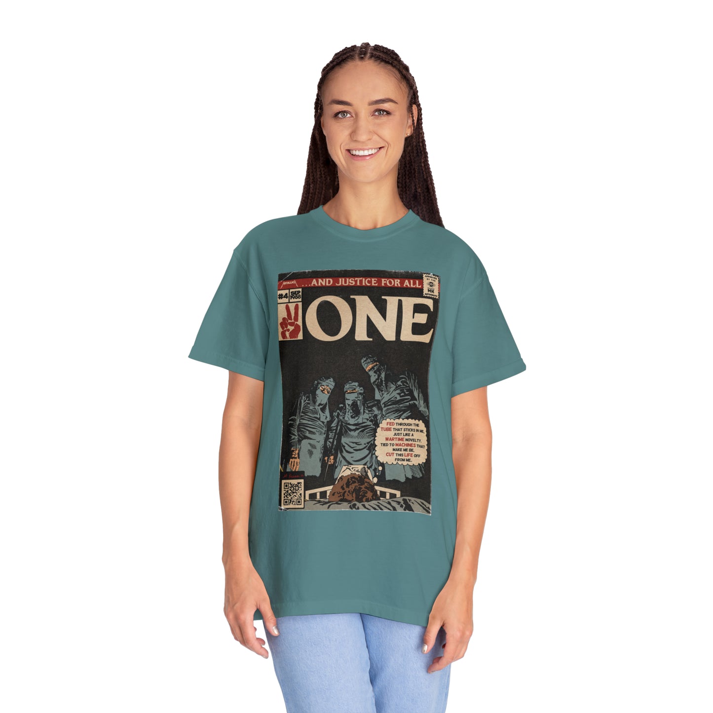 Metallica - One - Unisex Comfort Colors T-shirt