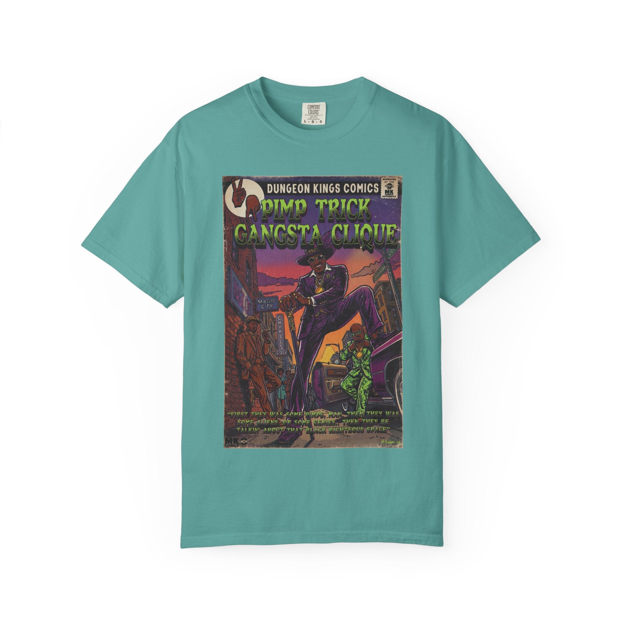 Pimp Trick Gangsta Clique - Unisex Comfort Colors T-shirt