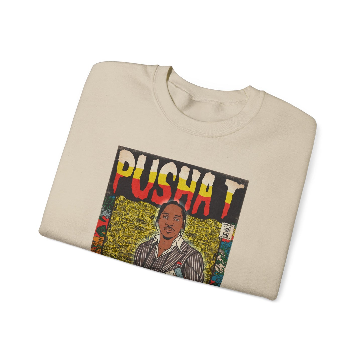 Pusha T - Comic Book Art - Unisex Heavy Blend™ Crewneck Sweatshirt