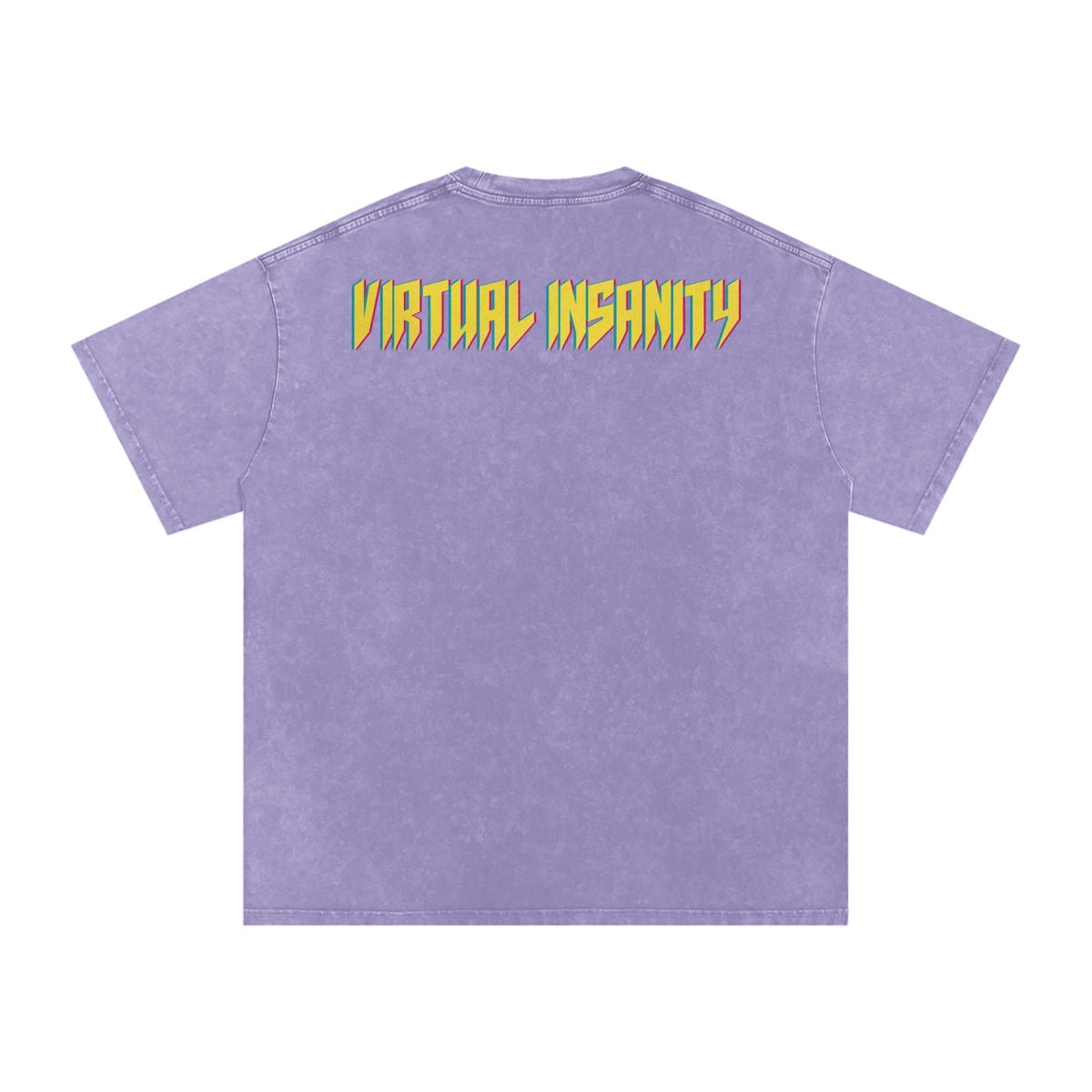 Virtual Insanity - Snow Washed Oversized Cotton T-Shirt