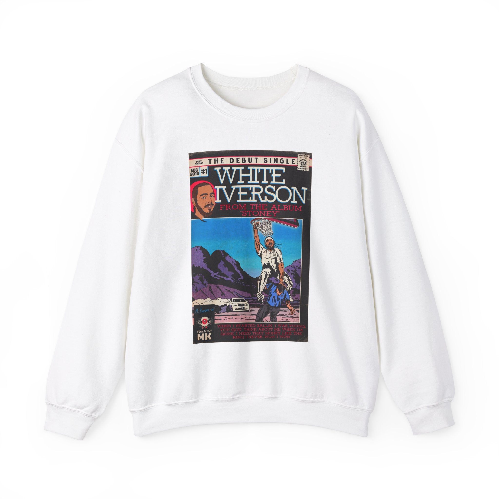 White Iverson -  Unisex Heavy Blend™ Crewneck Sweatshirt
