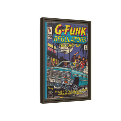 Regulate - Matte Canvas, Framed (Multi-color)