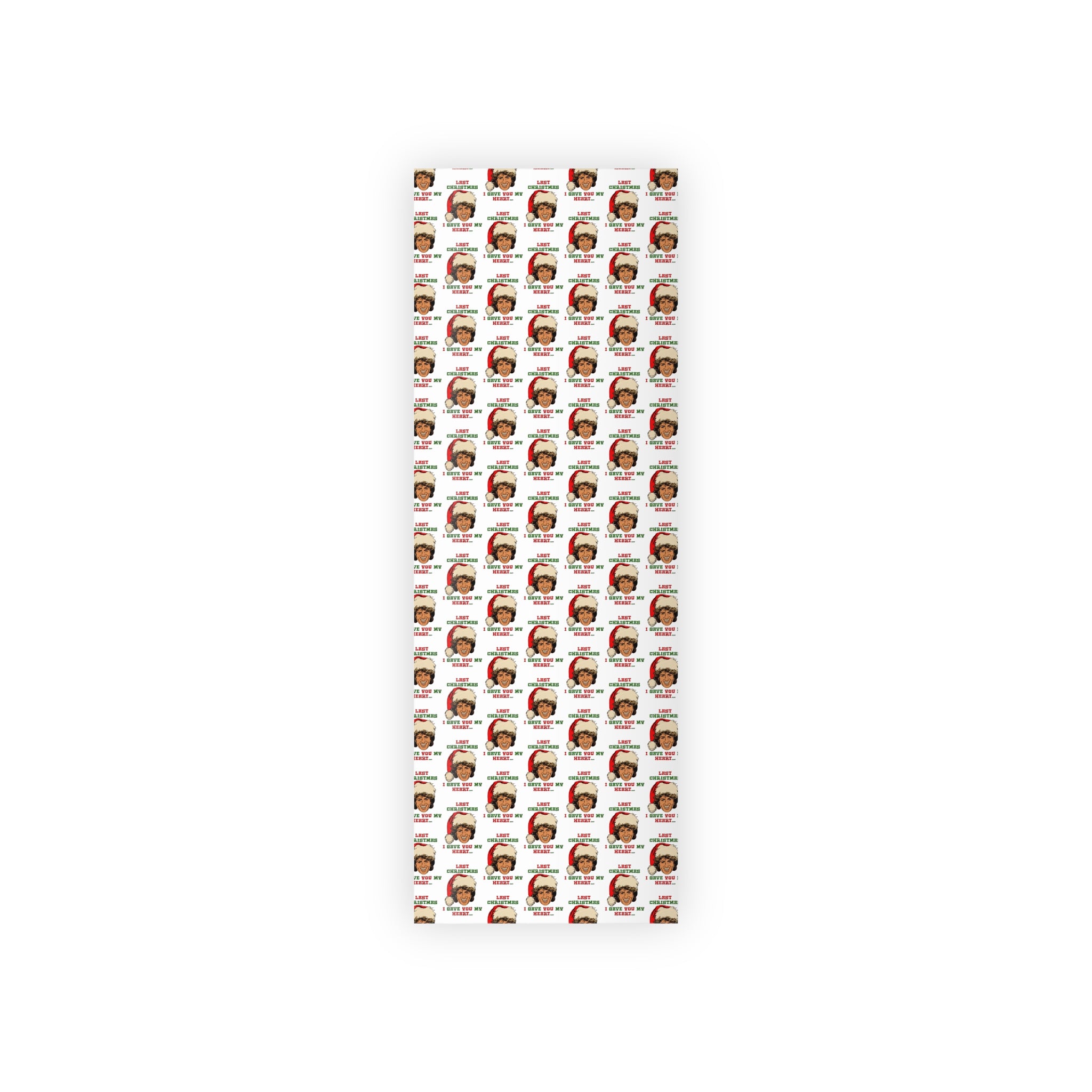 WHAM - Last Christmas- George Michael- Gift Wrapping Paper Rolls, 1pc