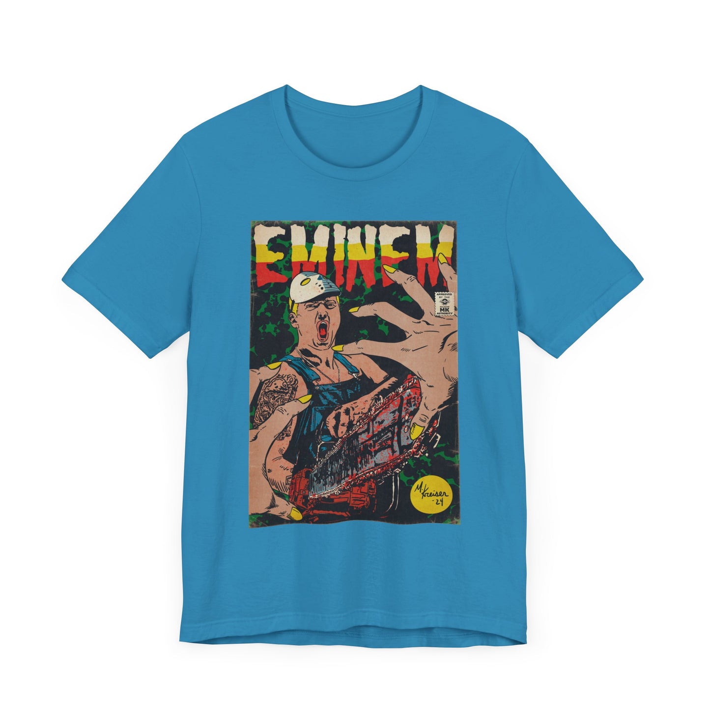 Eminem - Comic Book Art -  Unisex Jersey Short Sleeve Tee