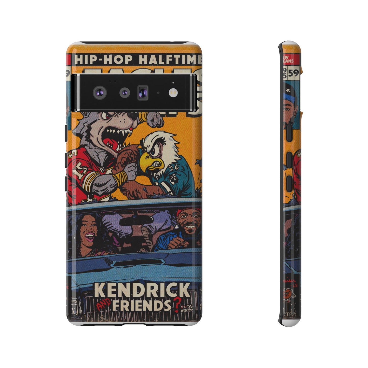Kendrick & SZA - 2025 Halftime - Eagles vs Chiefs - Tough Phone Cases