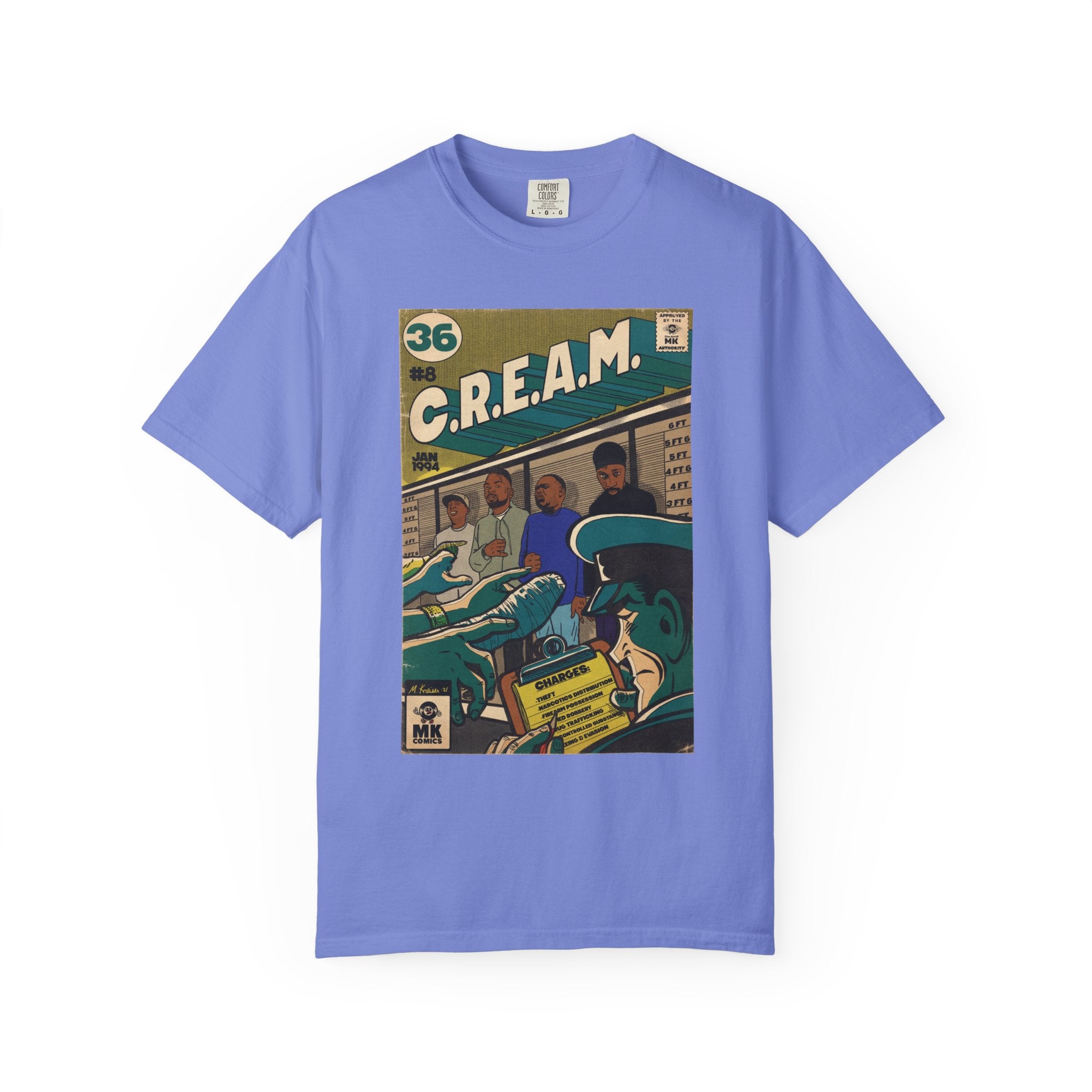 C.R.E.A.M - Unisex Comfort Colors T-shirt