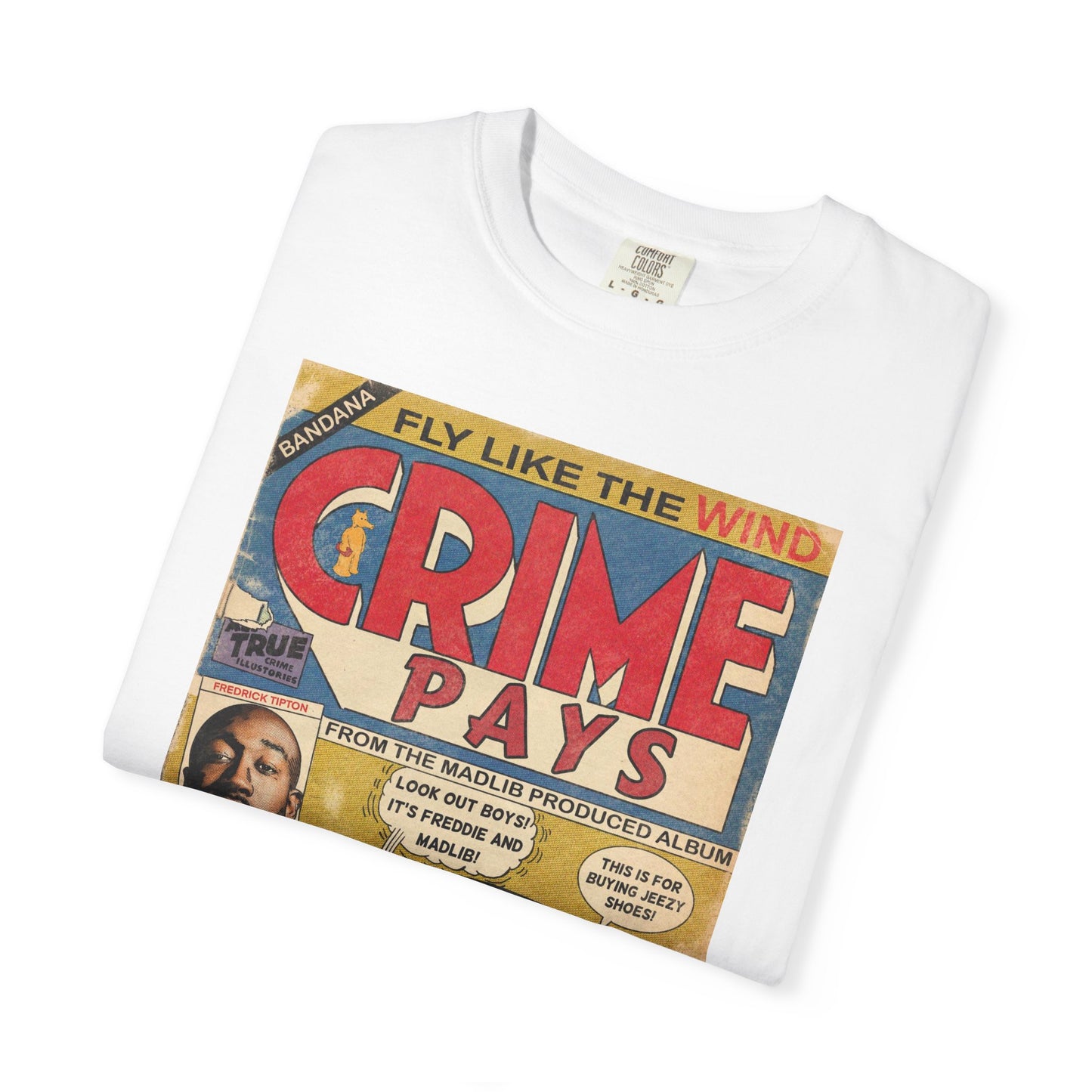 Freddie Gibbs & Madlib - Crime Pays - Unisex Comfort Colors T-shirt