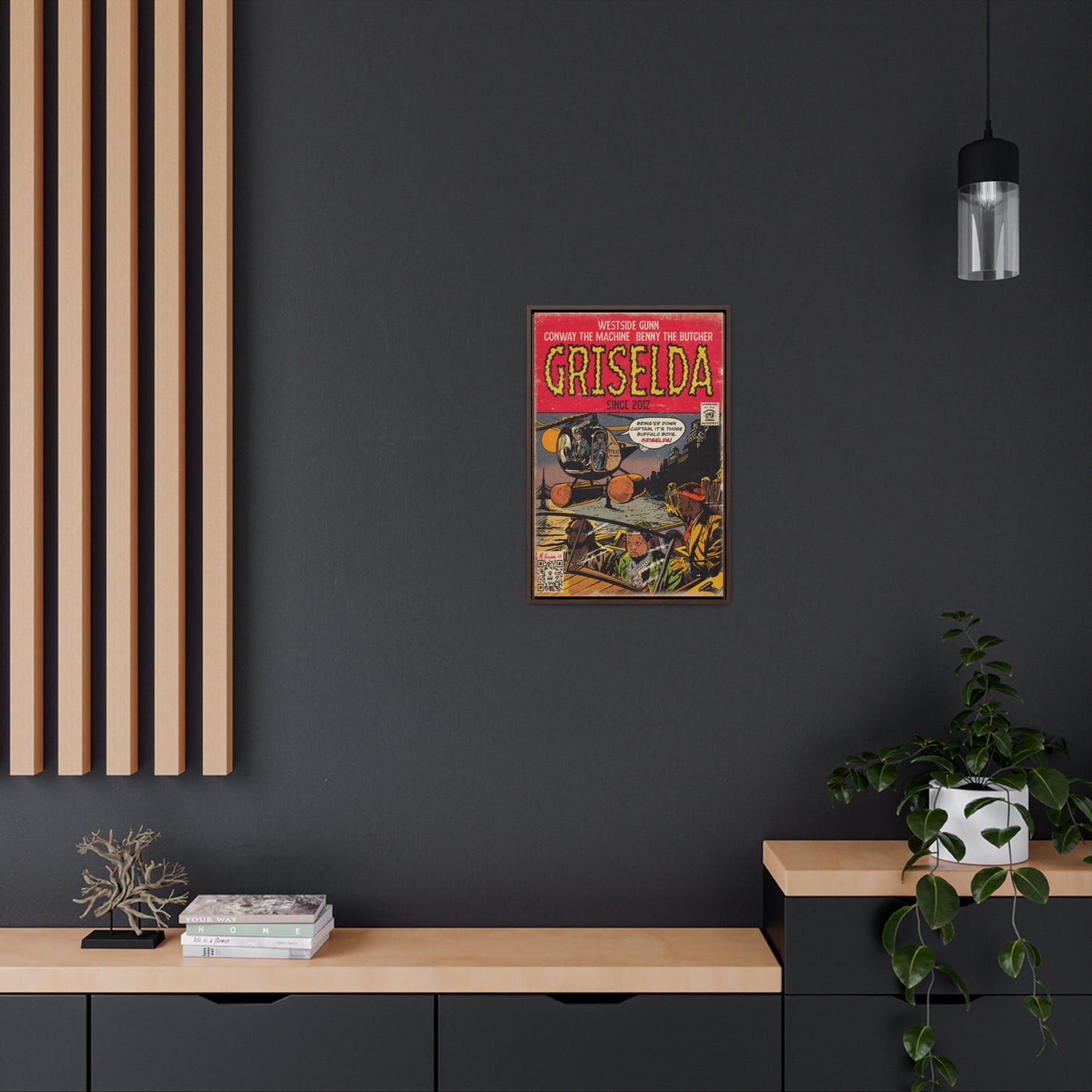 Griselda - Comic Book Art - Gallery Canvas Wraps, Vertical Frame