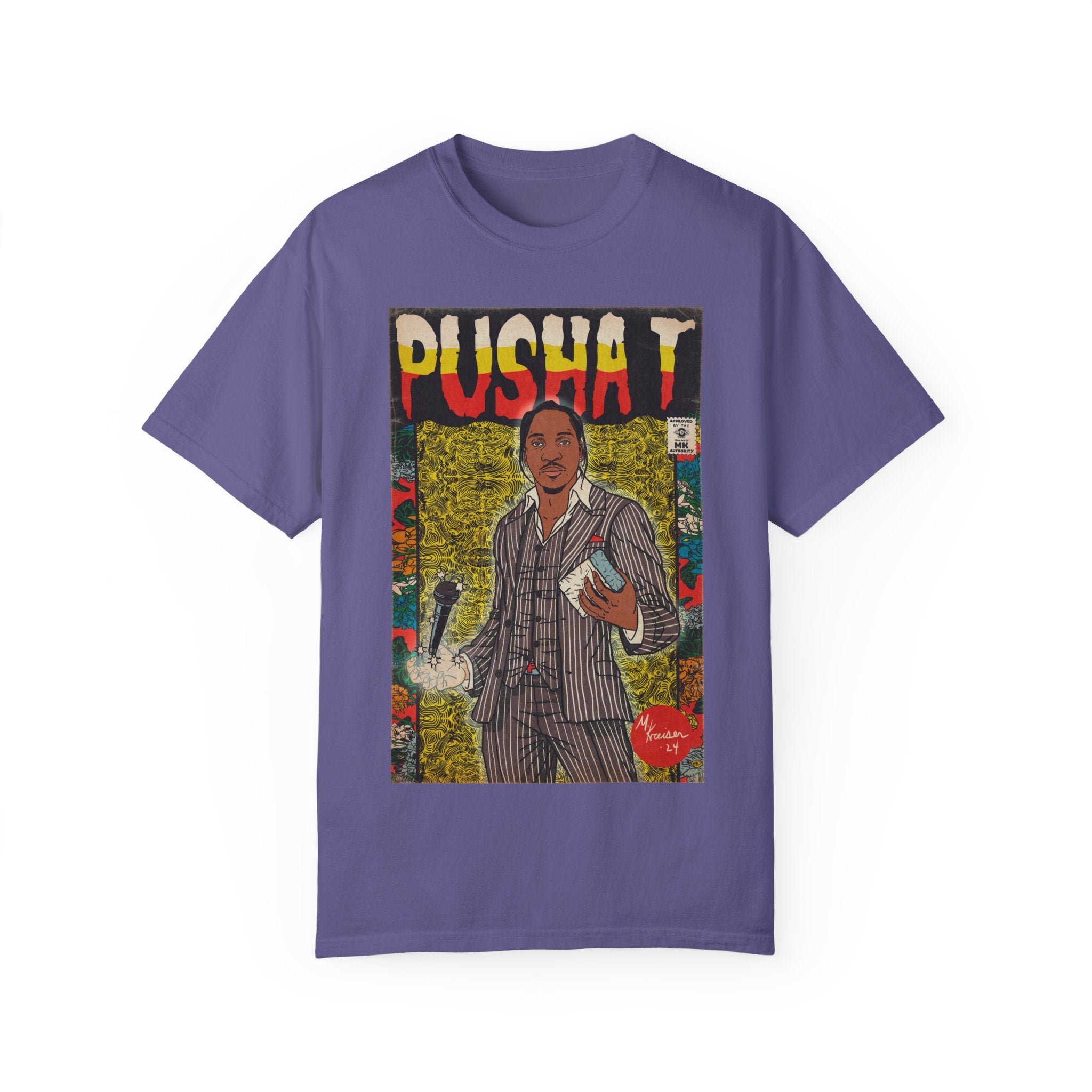 Push - Comic Book Art - Unisex Comfort Colors T-shirt