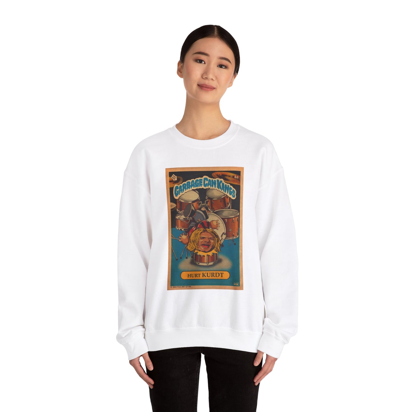 Hurt KURDT - Garbage Can Kings - Nirvana - Unisex Heavy Blend™ Crewneck Sweatshirt