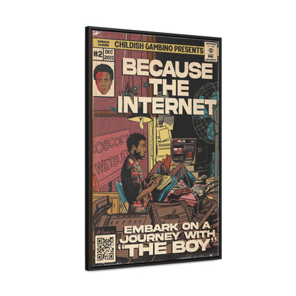 Childish Gambino - Because the Internet - Gallery Canvas Wraps, Vertical Frame