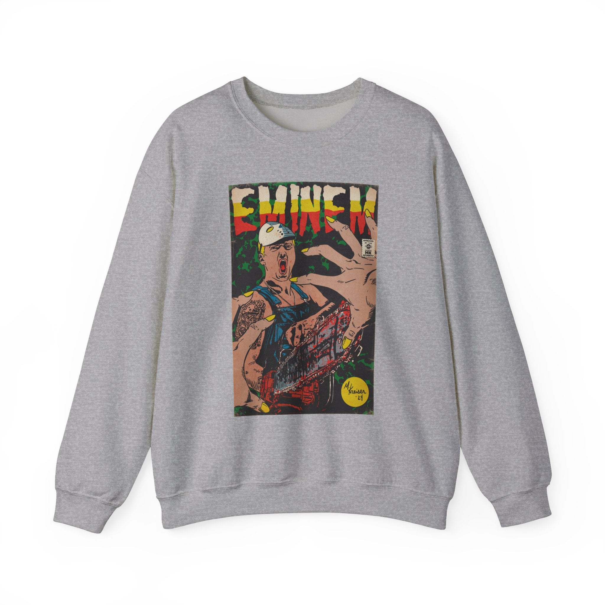 Em - Comic Book Art - Unisex Heavy Blend™ Crewneck Sweatshirt