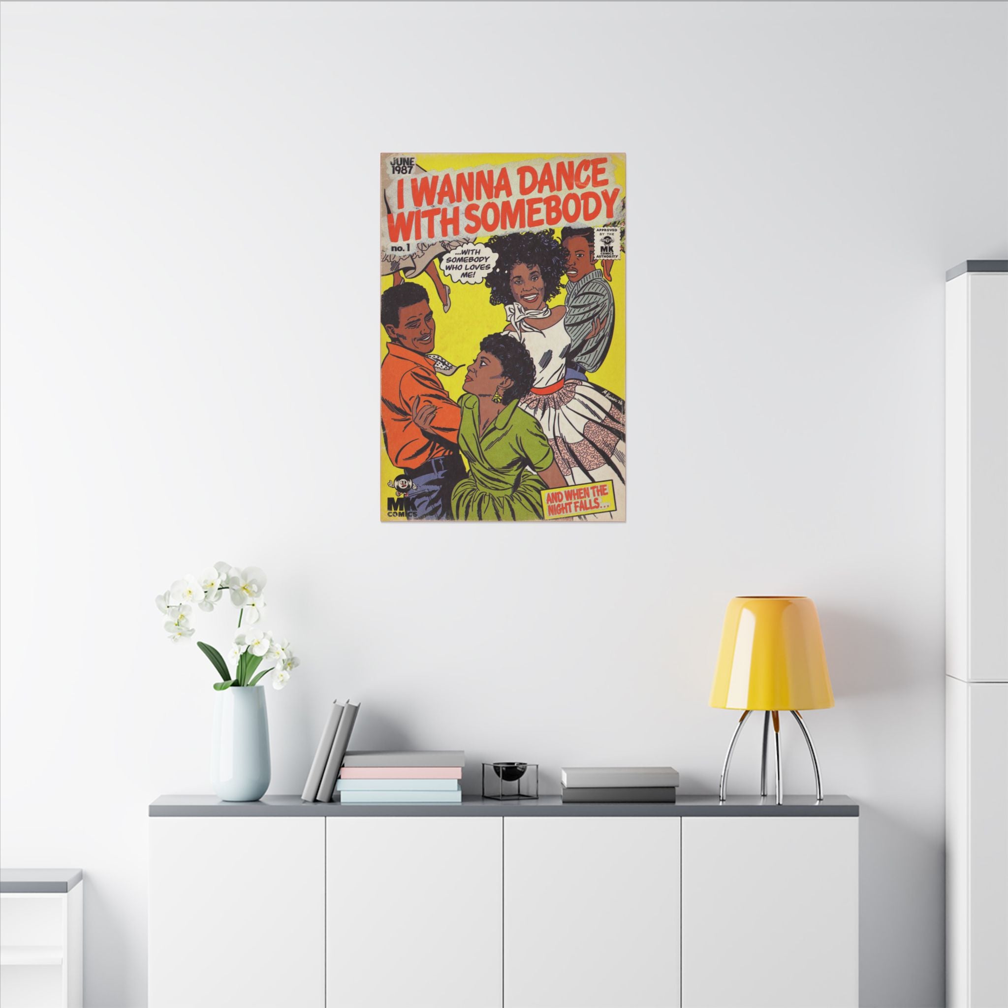 I Wanna Dance with Somebody - Matte Canvas, Stretched, 0.75" (Multi-Size)