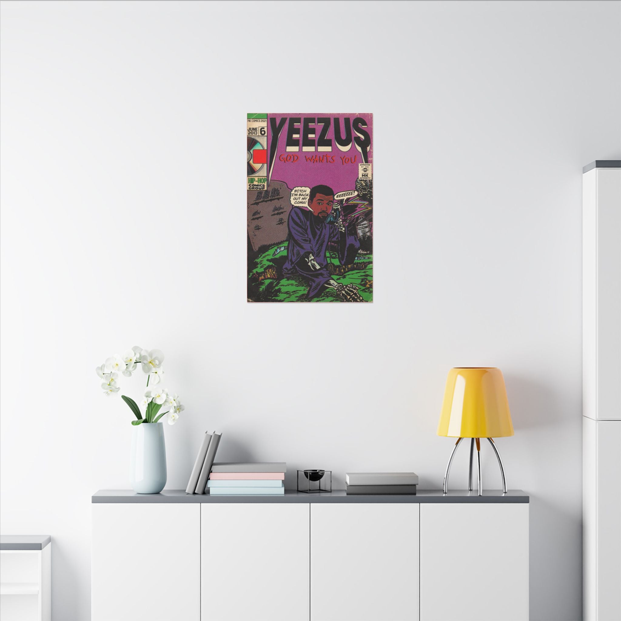Yeez - Matte Canvas, Stretched, 0.75" (Multi-Size)